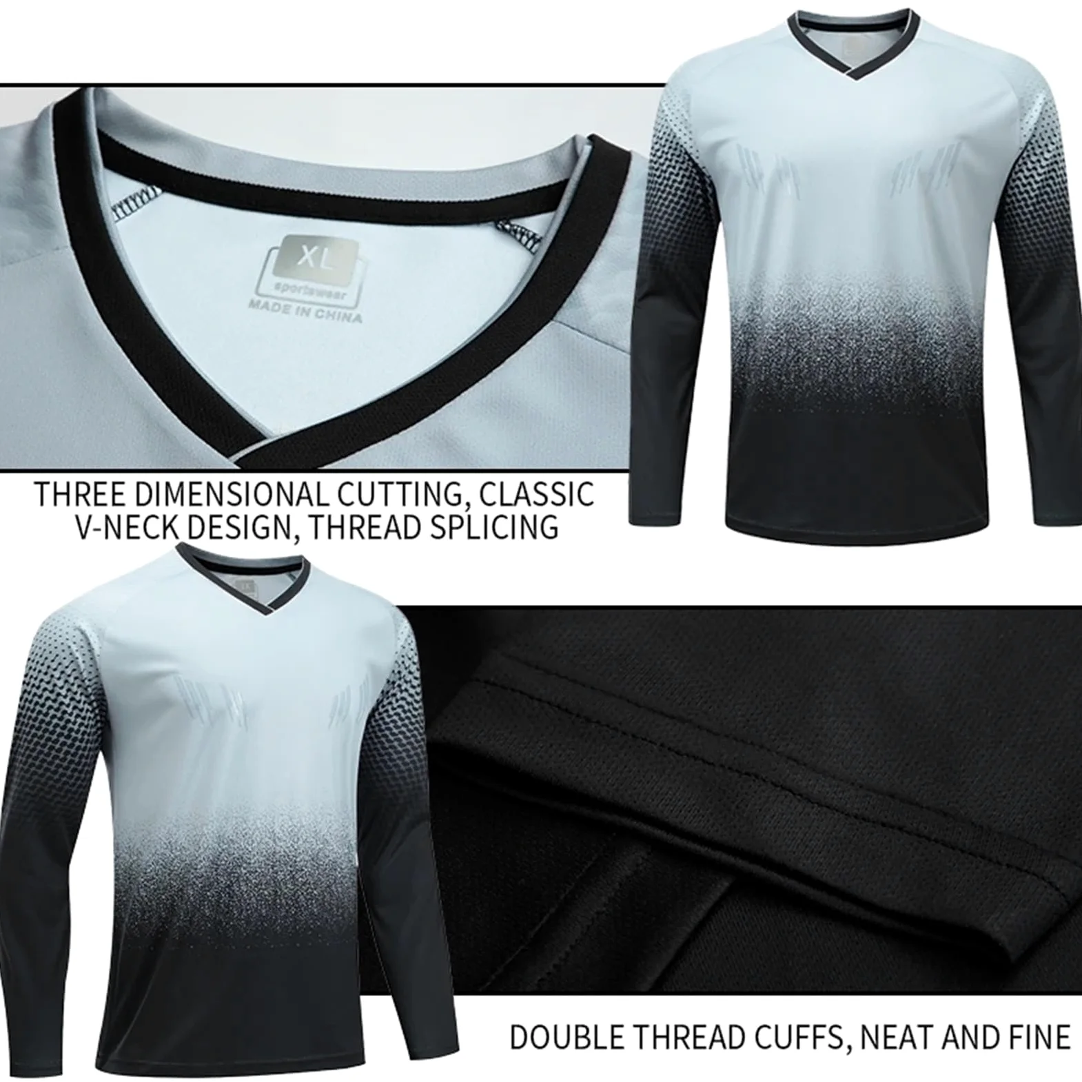 Equipo Portero Infantil - Uniforme Completo con Camiseta y Pantalón, Protecciones de Espuma - Ropa Fútbol Portero Niños/Niñas - Conjunto Entrenamiento Guardameta Junior(Gray set,Aldult XXL)