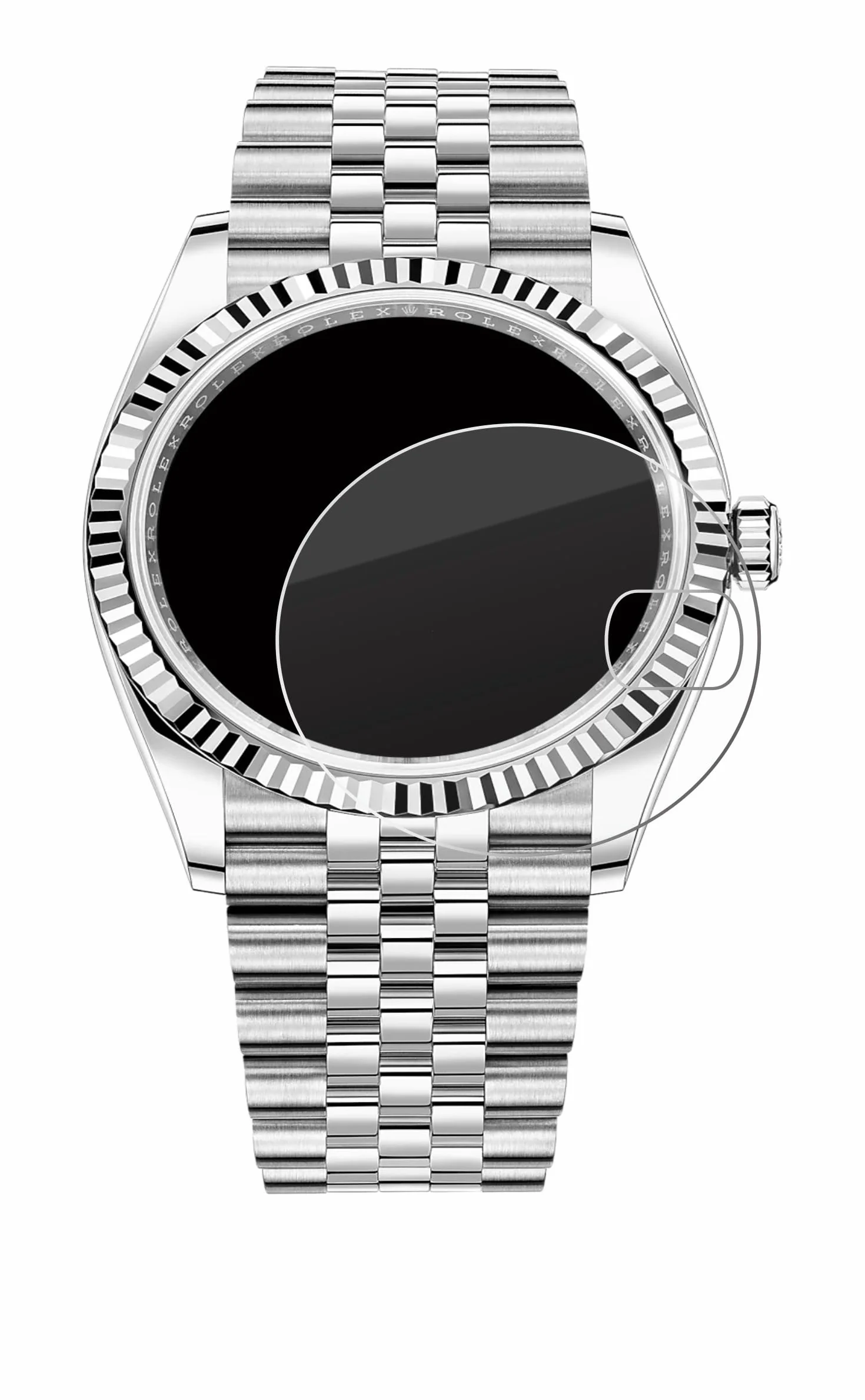 BROTECT Protector Pantalla Cristal para Rolex Datejust 36 Protector Vidrio - [Dureza 9H, Anti-Arañazos]