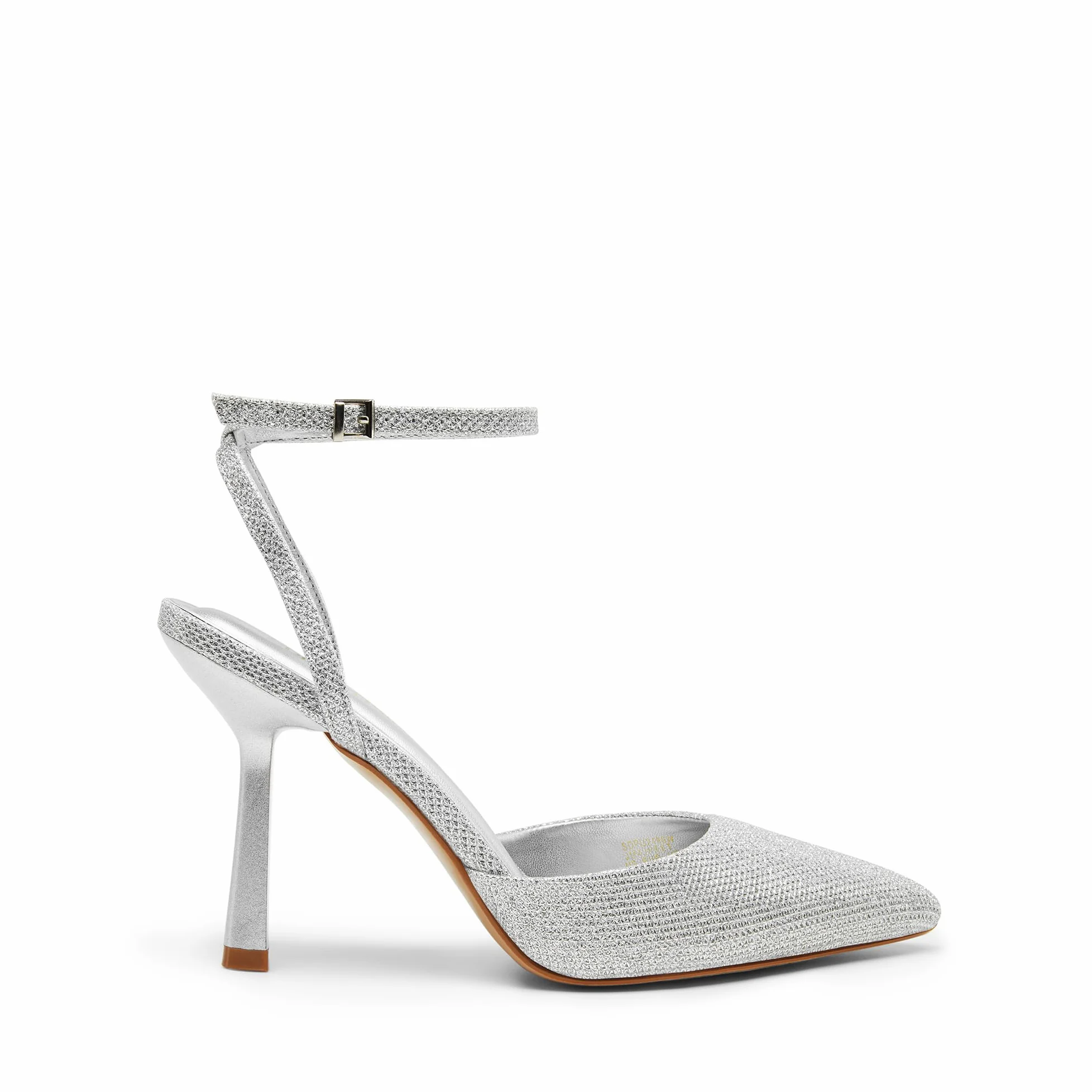 DREAM PAIRS Tacones Altos Punta Cerrada | Correa tobillo envolvente, plantilla suave, tacón 10cm, hebilla ajustable, talla media.