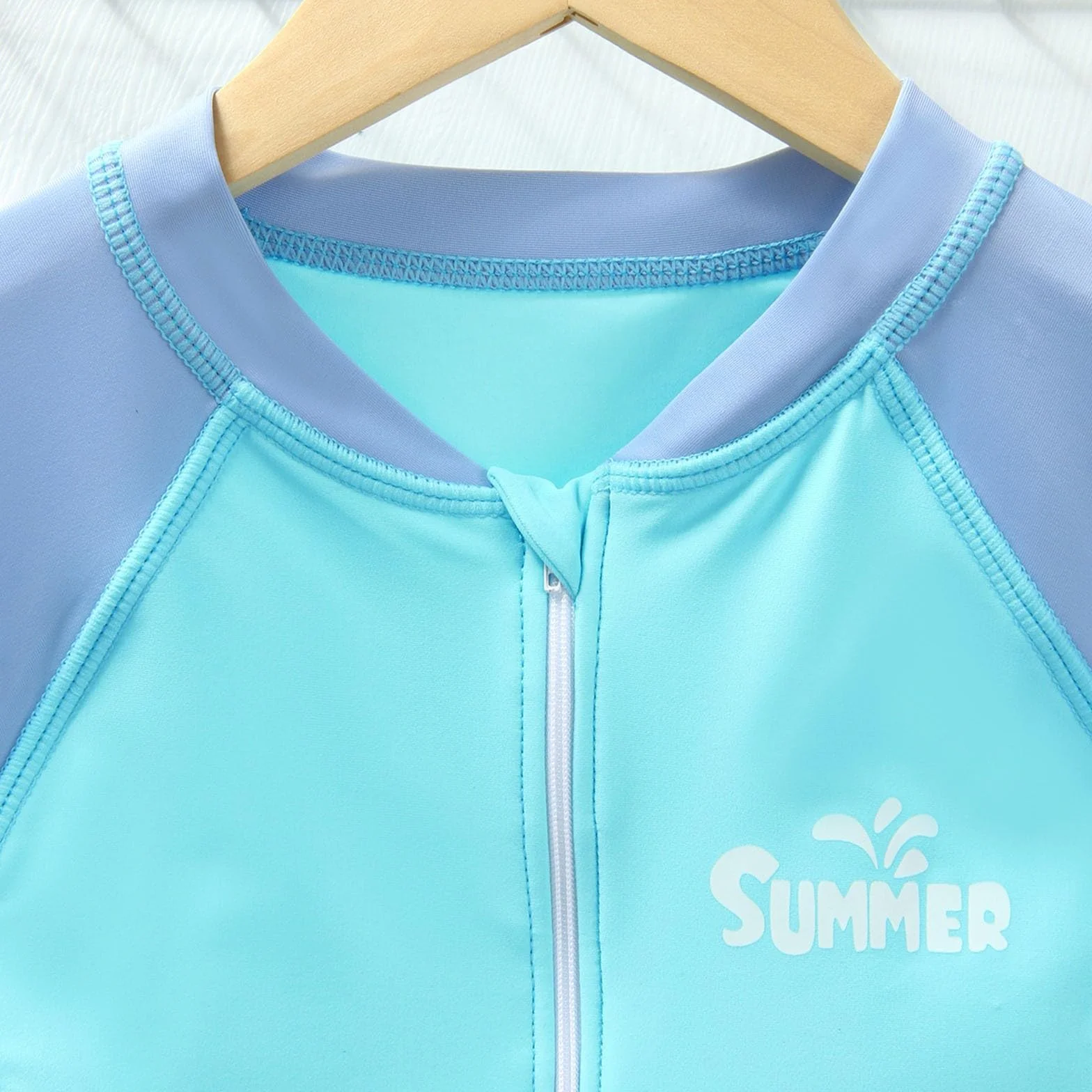 Traje de baño de verano para niñas para nadar, hacer surf y para actividades en la playa. Elegantes camisetas de manga larga para jóvenes y niñas de 7 a 13 años. Perfecto para el entrenamiento de