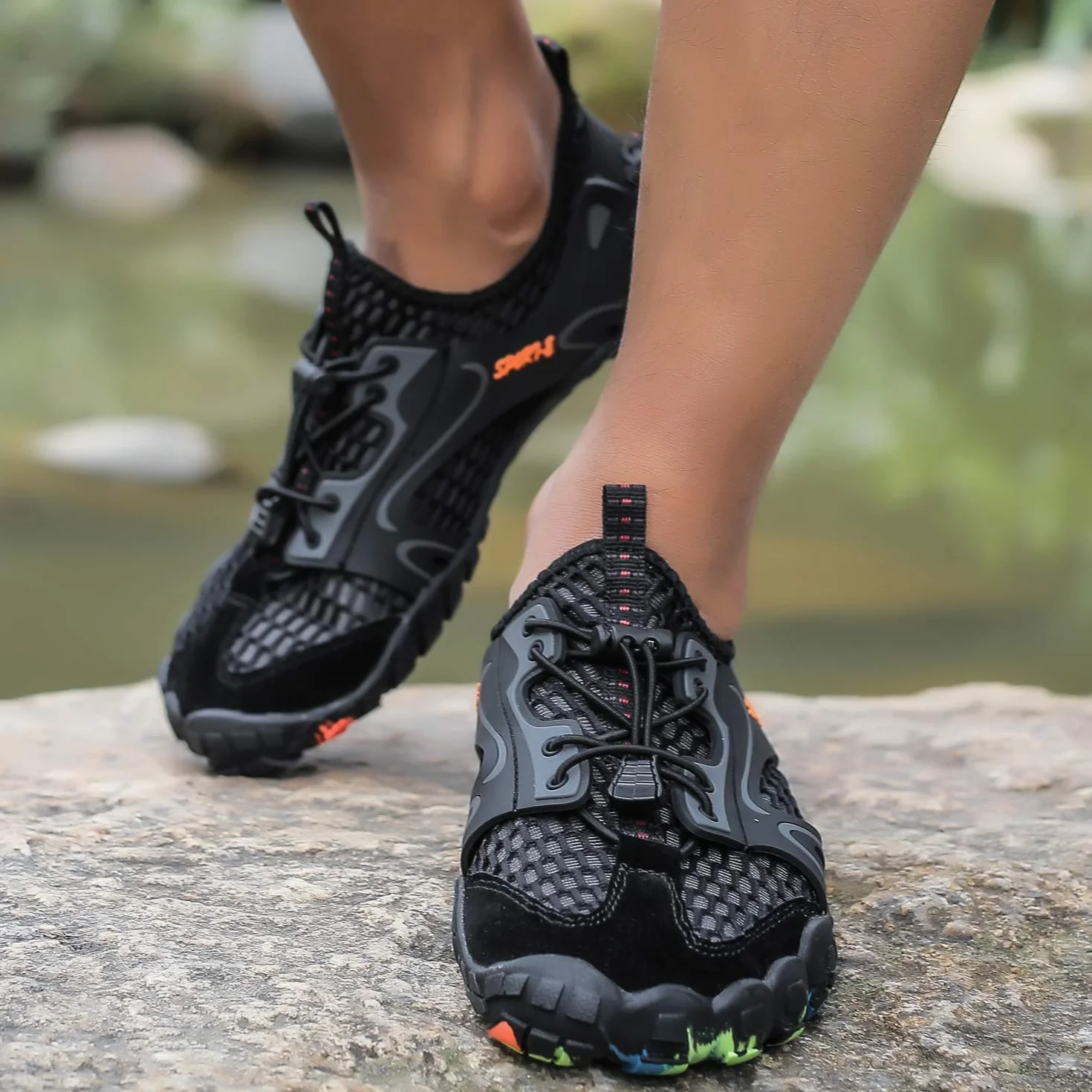 Sandalias Deportivas Trekking Antideslizante Transpirable para Hombres Zapatos de Senderismo