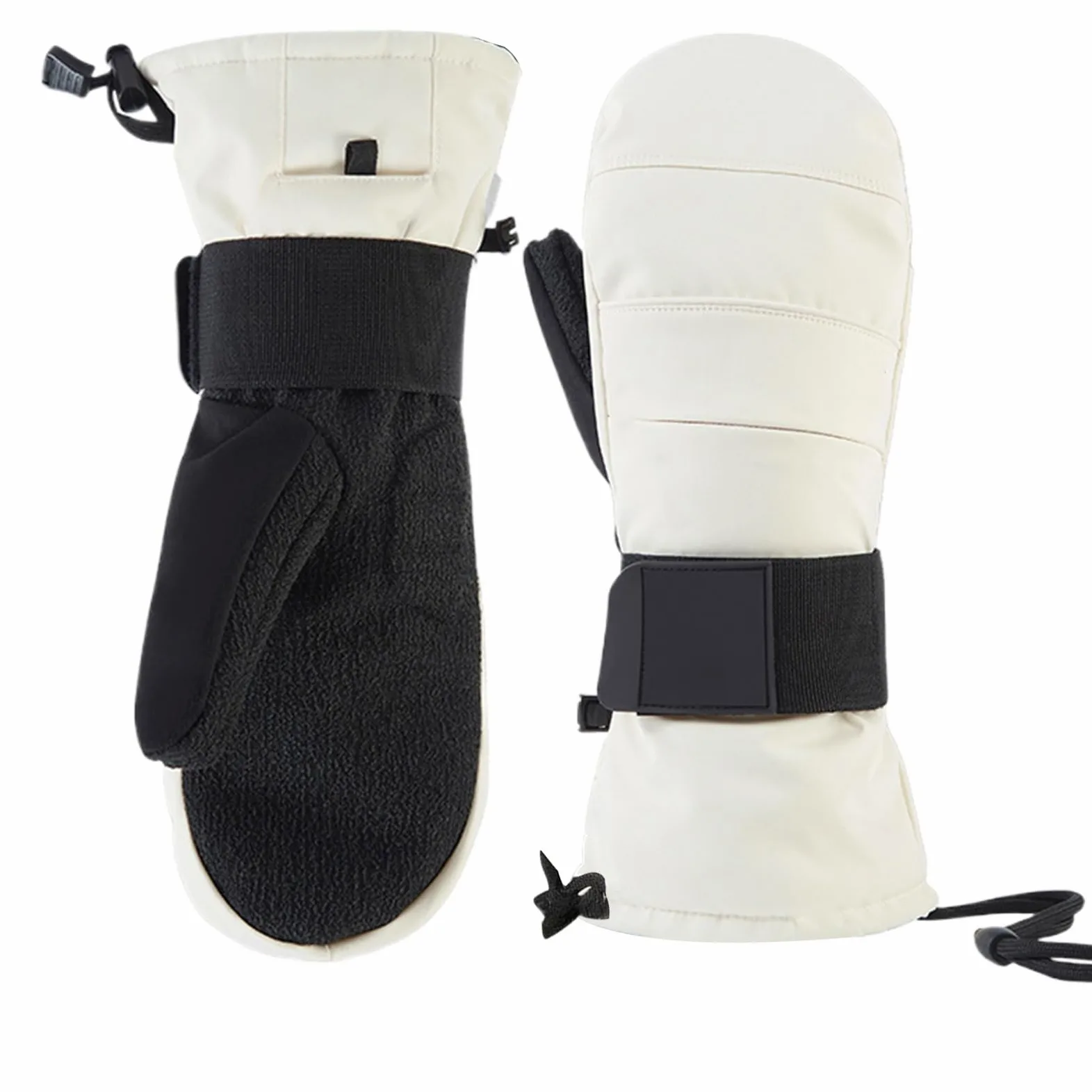 Guantes de motocicleta para clima frío, guantes cálidos para pantalla táctil, con protector de muñeca, guantes de equitación con forro polar, para hombre, invierno, motocicleta, esquí, clima frío