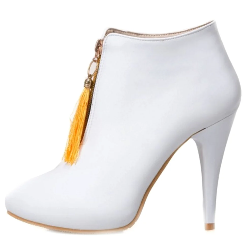 Onewus De mujer Vestido Botines con Cremallera Tacón Stiletto Botas