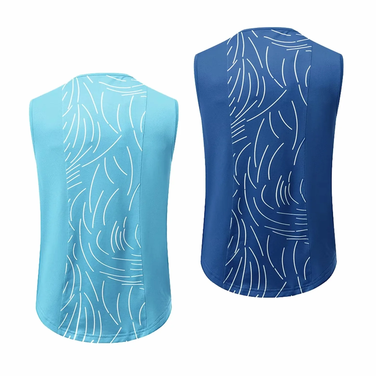Men's 2 Pack Tank Top,Sleeveless T-Shirt Vest Tops Quick Dry Gym Vest Tops Breathable Shirts Training Bodybuilding Vests