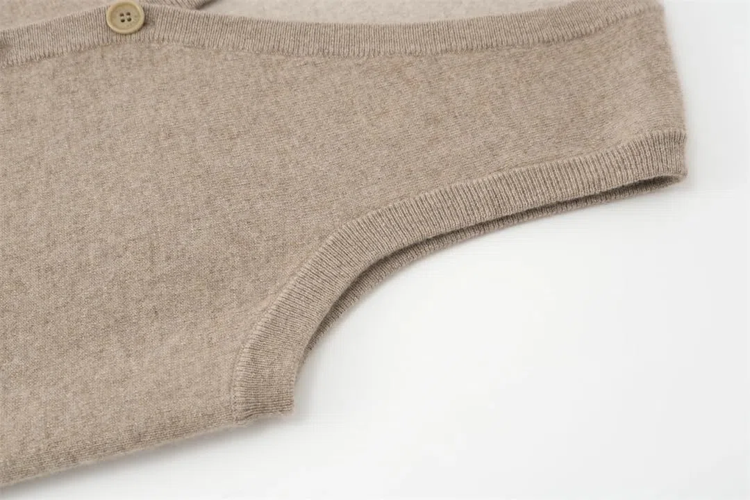 Chaleco de invierno para hombre, de cachemira, informal, de punto con cuello en V