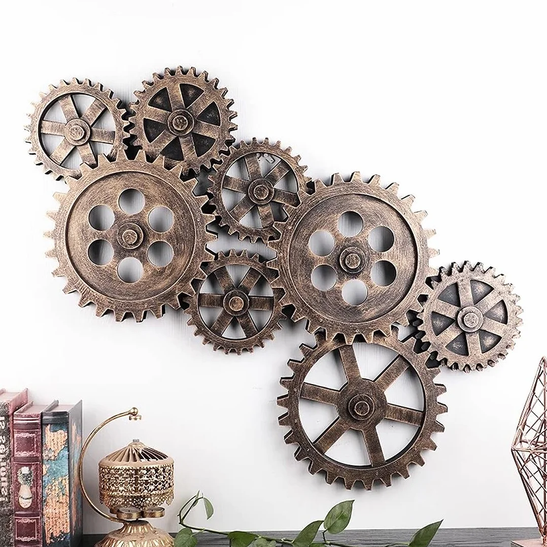 Steampunk Gears Set Colgante de metal para joyería