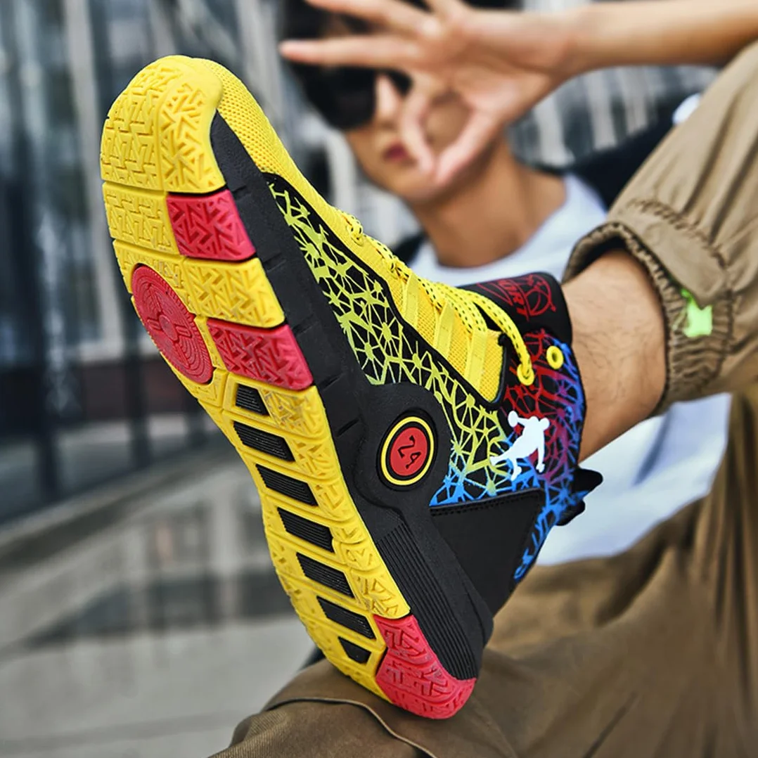 Zapatillas de Baloncesto para Hombre Antideslizantes Calzado Deportivas Aire Libre