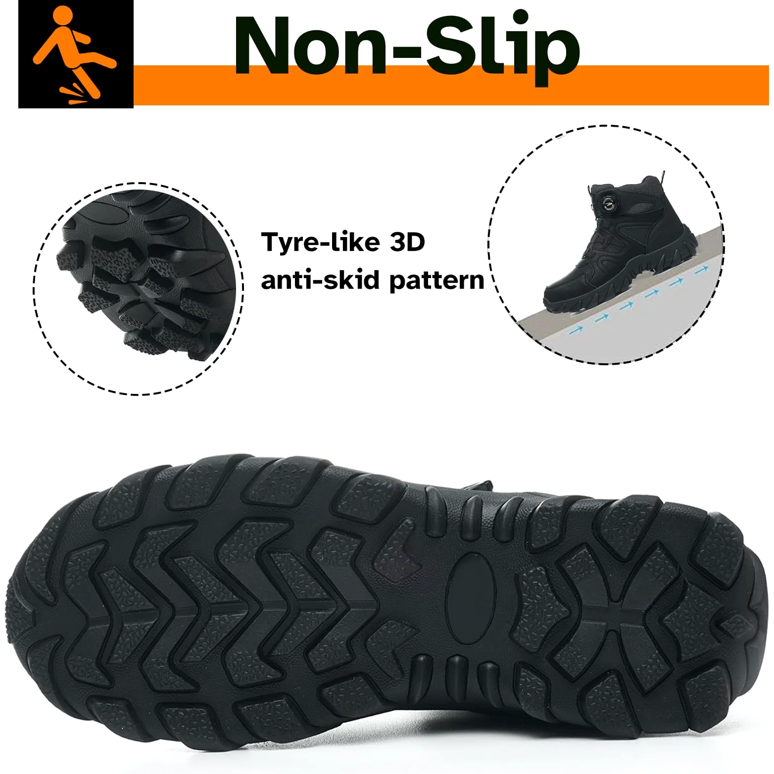 Zapatos de Seguridad Impermeable Botas de Seguridad para Hombre Mujer Impermeable Botas de Trabajo Punta de Acero Ligeras Zapatillas de Seguridad Antideslizantes