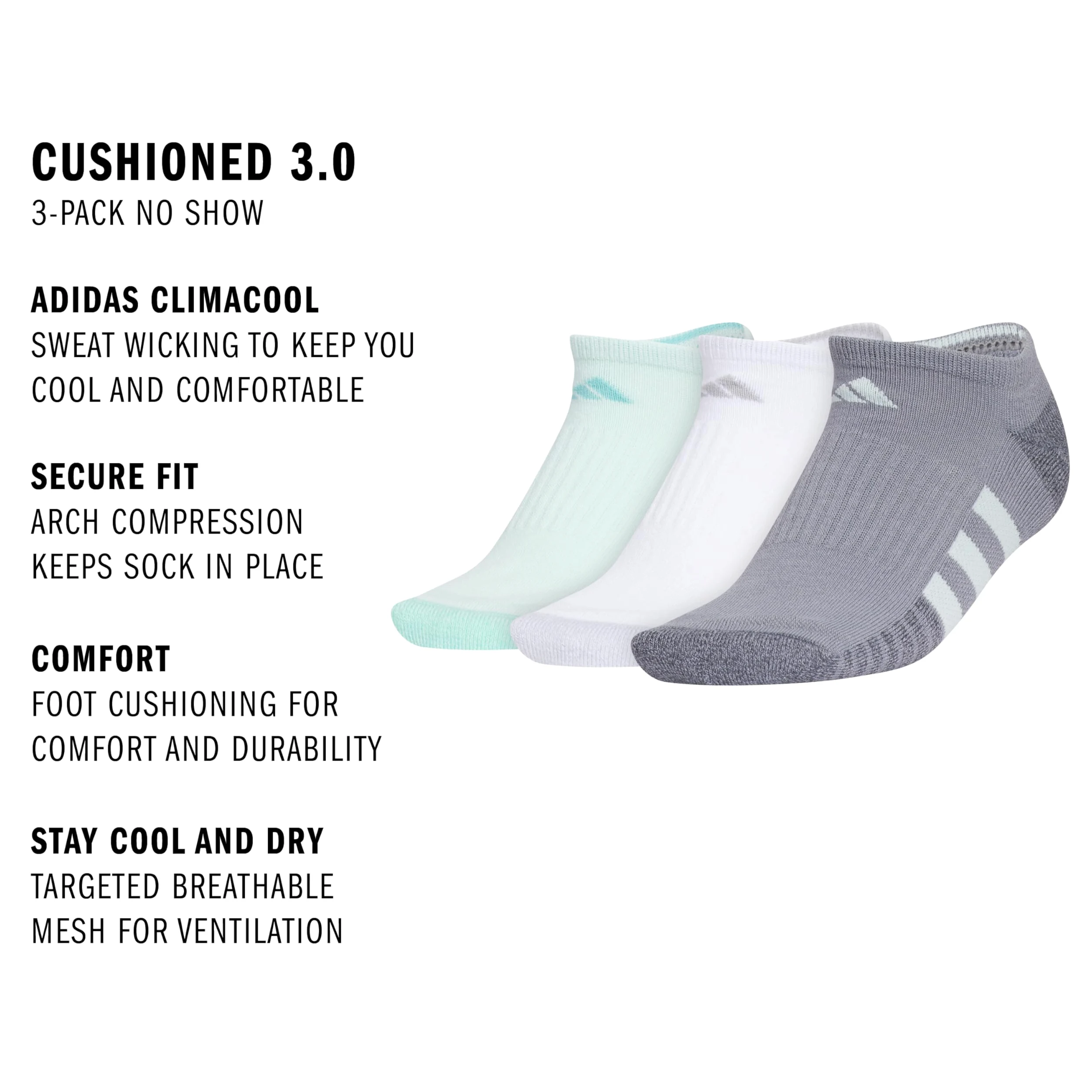 adidas No mujer Calcetines 3 de