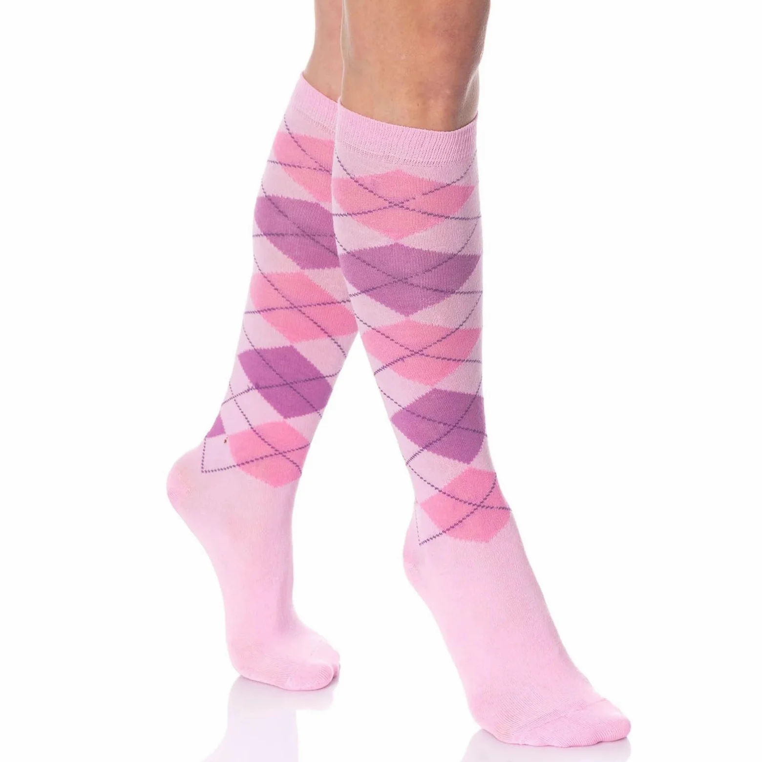 Knee High Socks For Women 6 Pairs Colorful Over The Calf Para Niñas y Mujeres