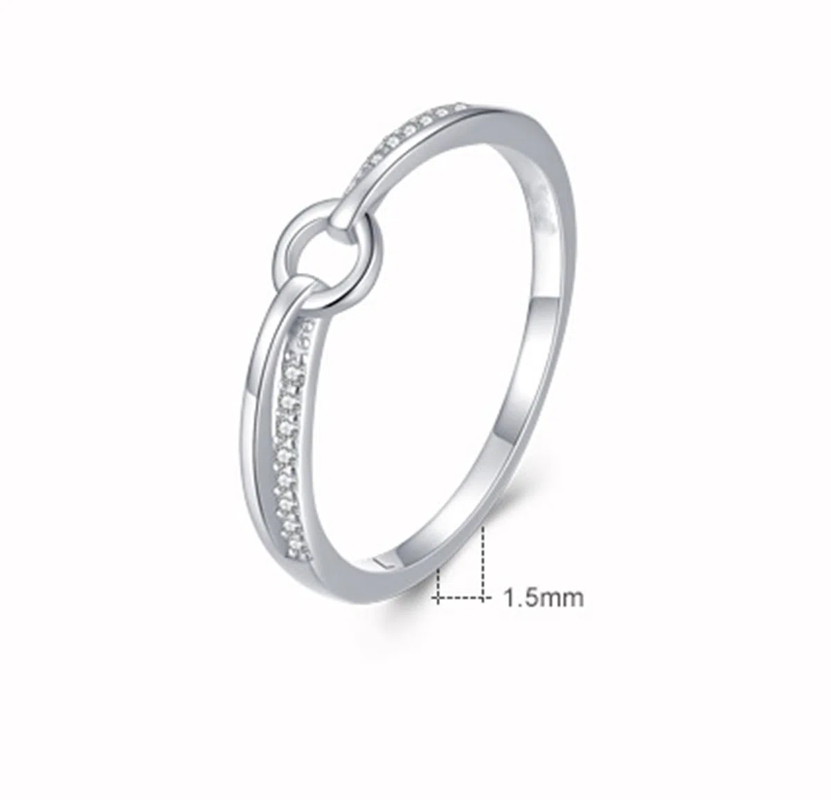 Alianzas de oro para mujer, diamante cultivado en laboratorio, anillos de boda, oro blanco, anillo de boda para mujeres