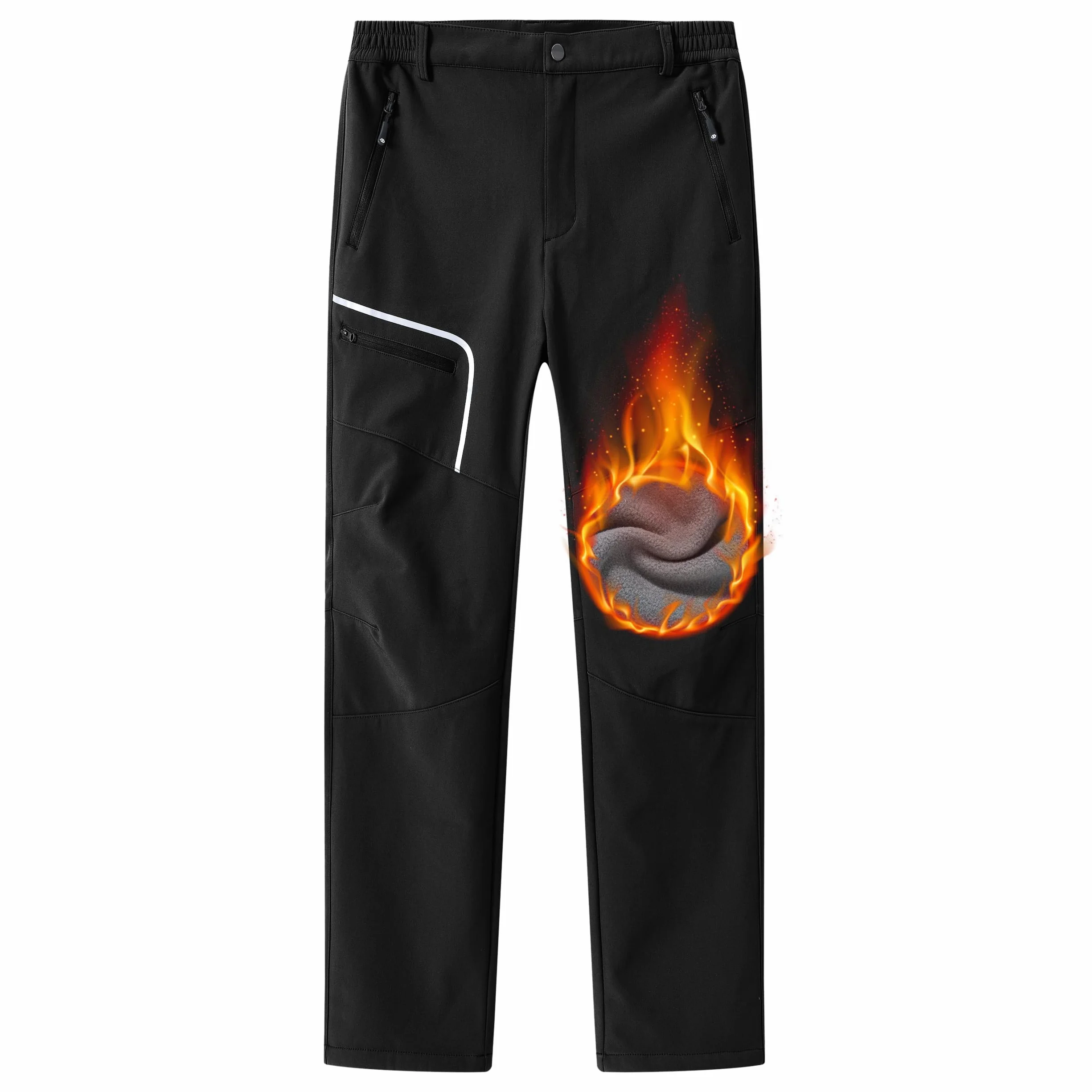 MoFiz Pantalones de Nieve Impermeables Montaña Softshell Invierno Trekking