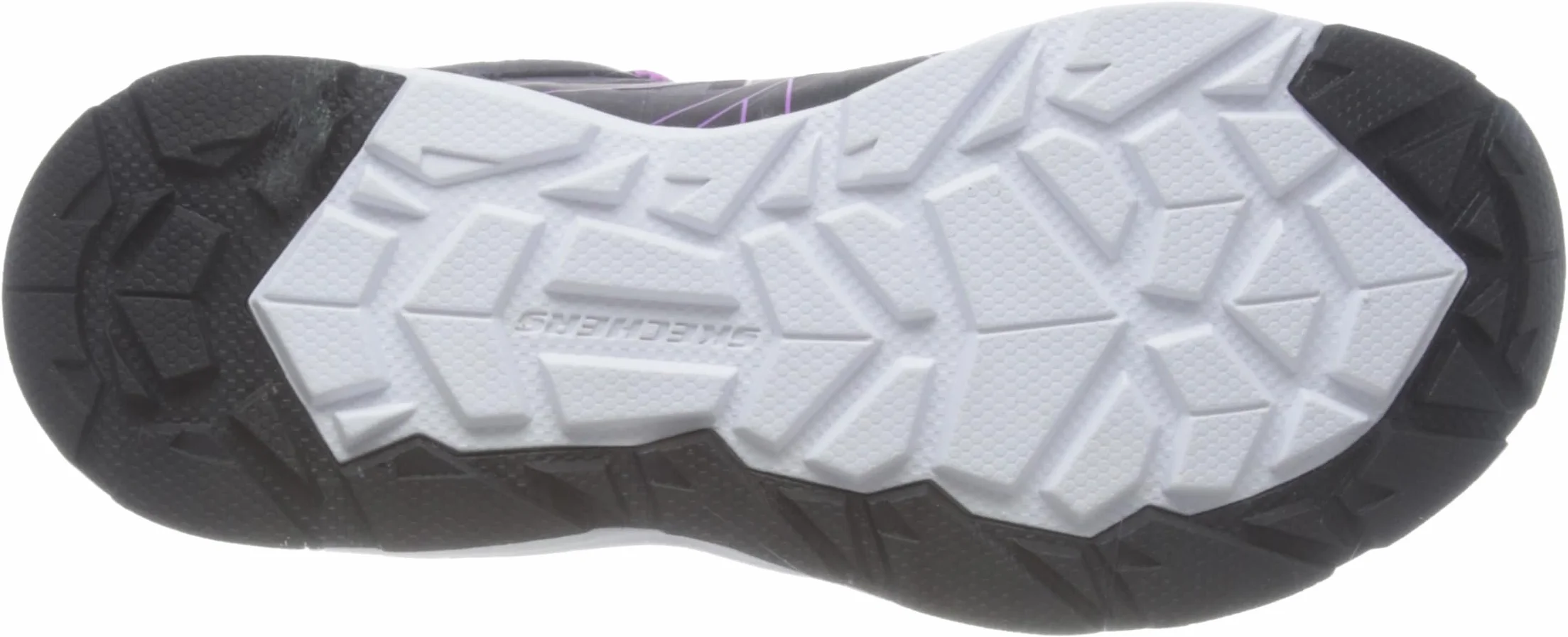 Skechers Adventure Blitz Fun Pursuit, Botas de Senderismo Niñas, Black Pu/ Turquoise Trim, 27 EU
