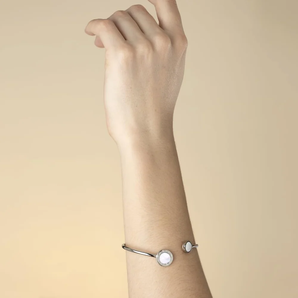 Lotus LS1837-2/1 Pulsera de acero inoxidable plateado mujer