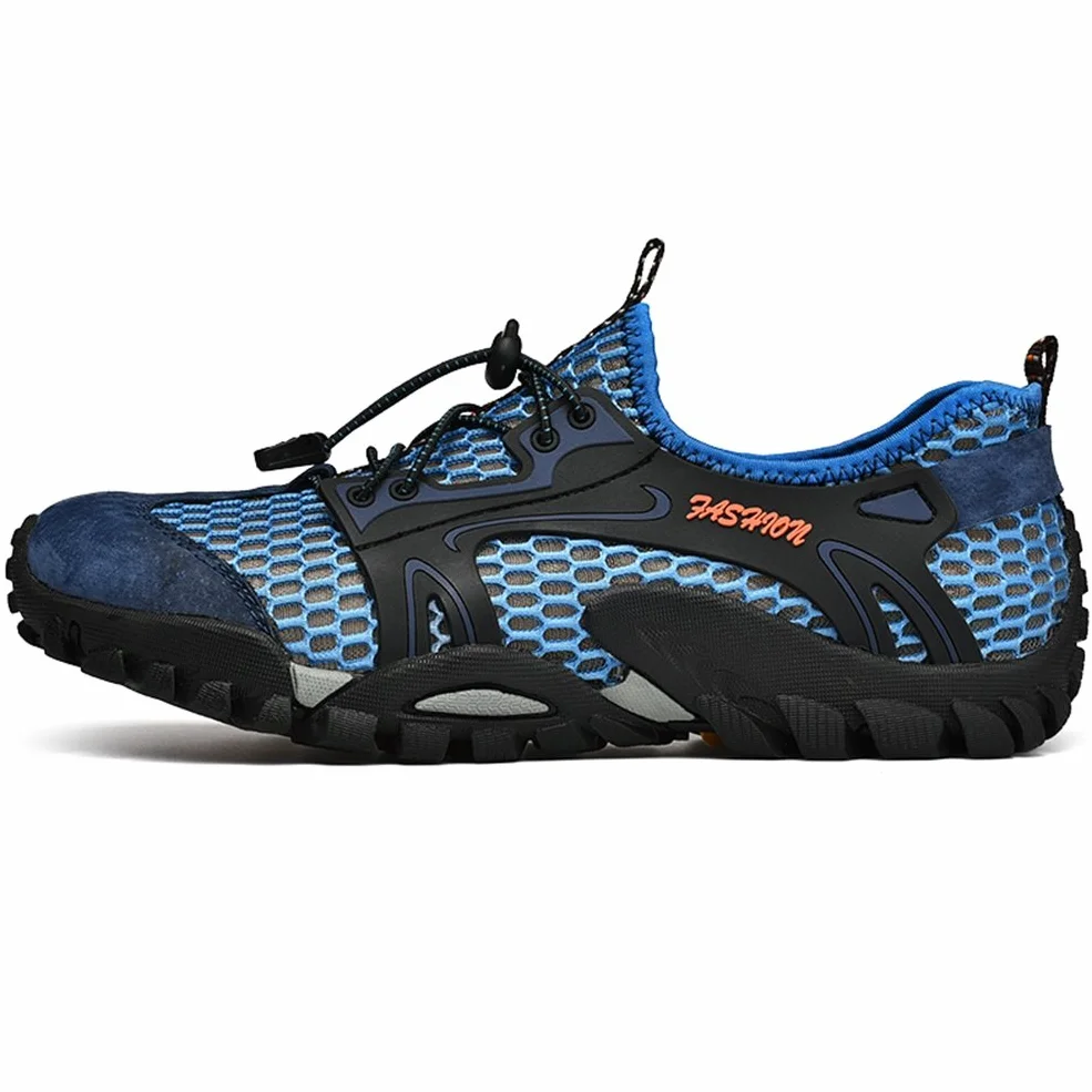 FLARUT Sandalias Deportivas Trekking Hombres Verano Pescador Playa Zapatos Casuales Transpirable Zapatilla de Senderismo Deportes Montaña y Asfalto Zapatos para Correr Malla