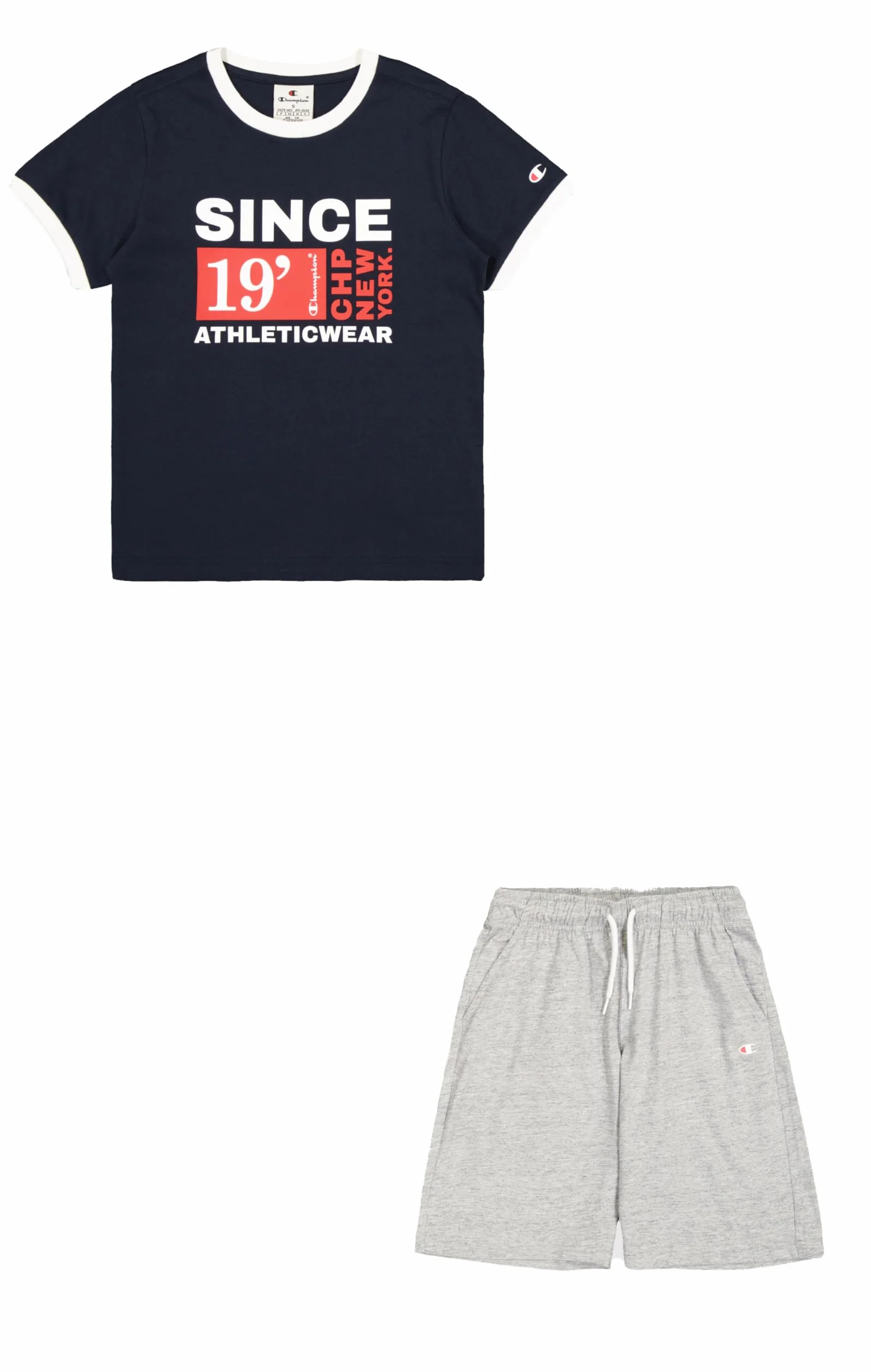 Champion Legacy Boy - Graphic Crewneck Set With Large Print Conjunto Niños