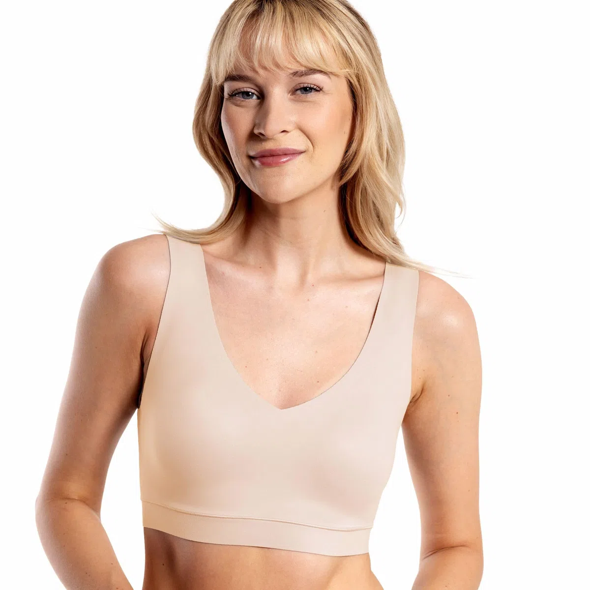 Floatley Cozy Bra Comfort - Brasier sin Costuras de Cobertura Completa sin Varillas con Almohadilla integrada para Mujer