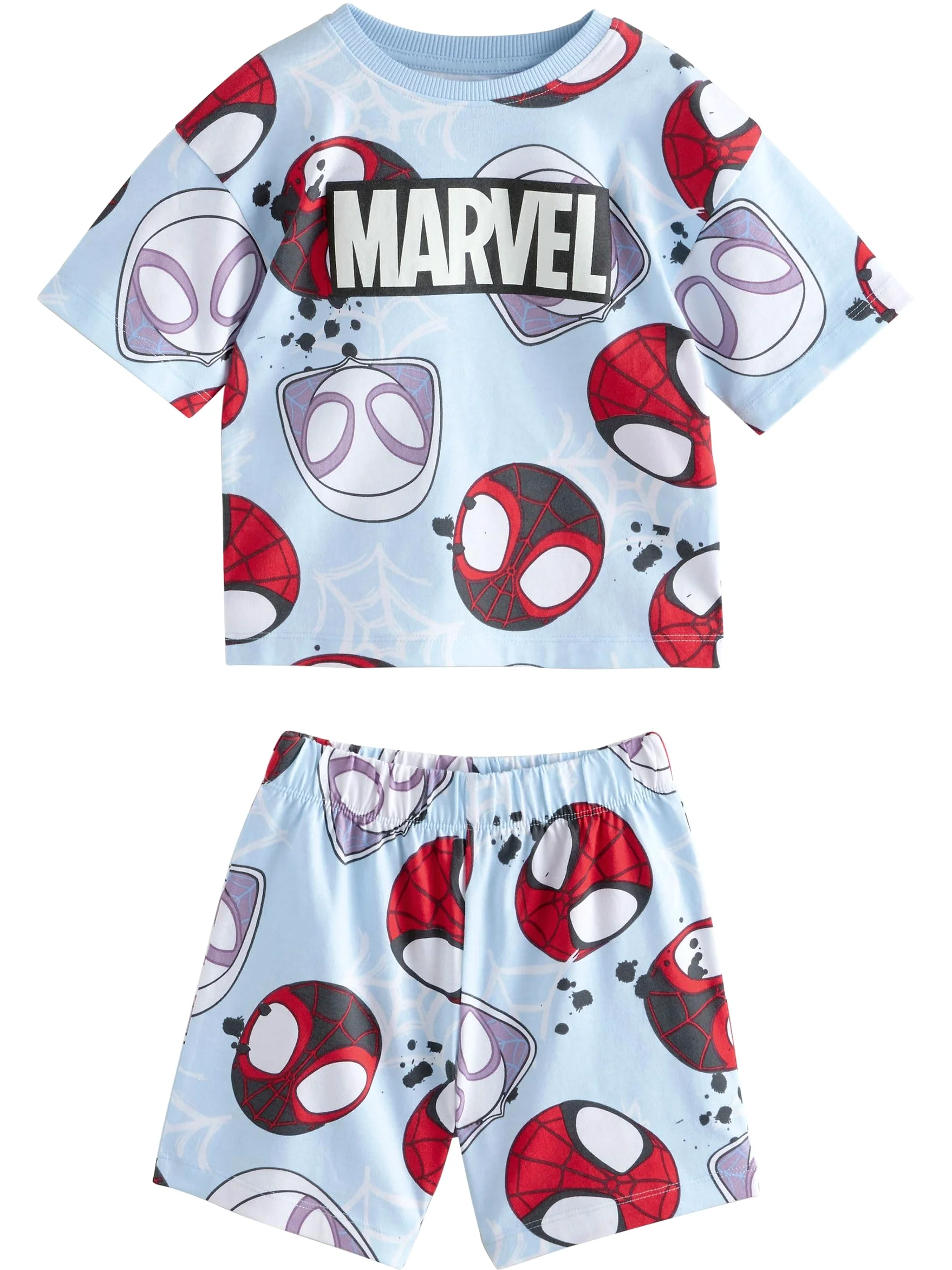 NEXT Niños Pack de 3 Pijamas de Manga Corta con Licencia