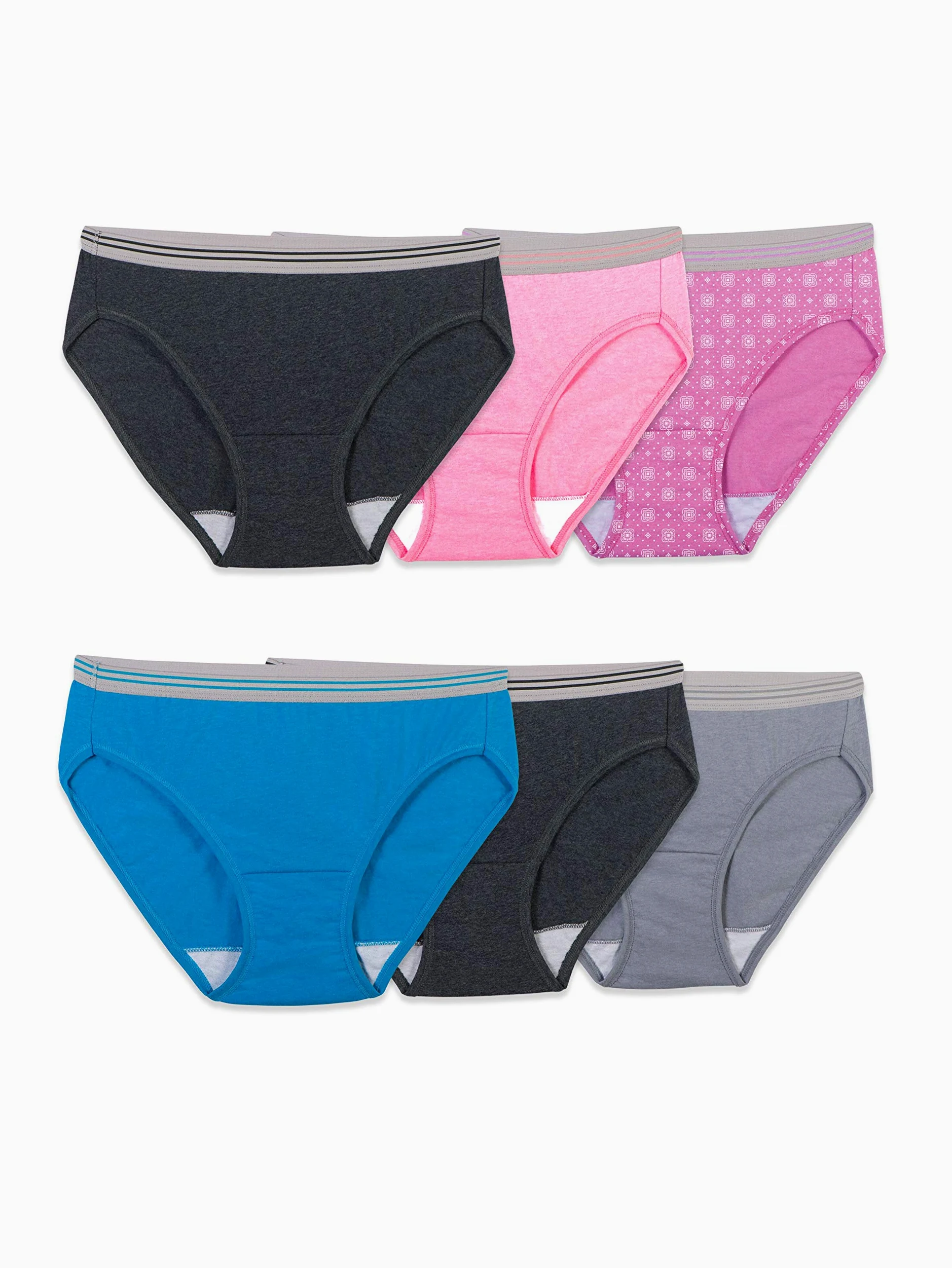 Fruit of the Loom Bragas de bikini para mujer (8 unidades)