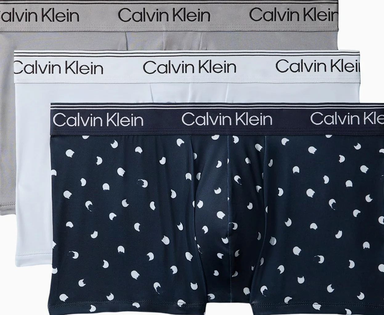 Calvin Klein Low Rise Trunk 3pk Lv00nb4409 Calzoncillos de Talle bajo Hombre