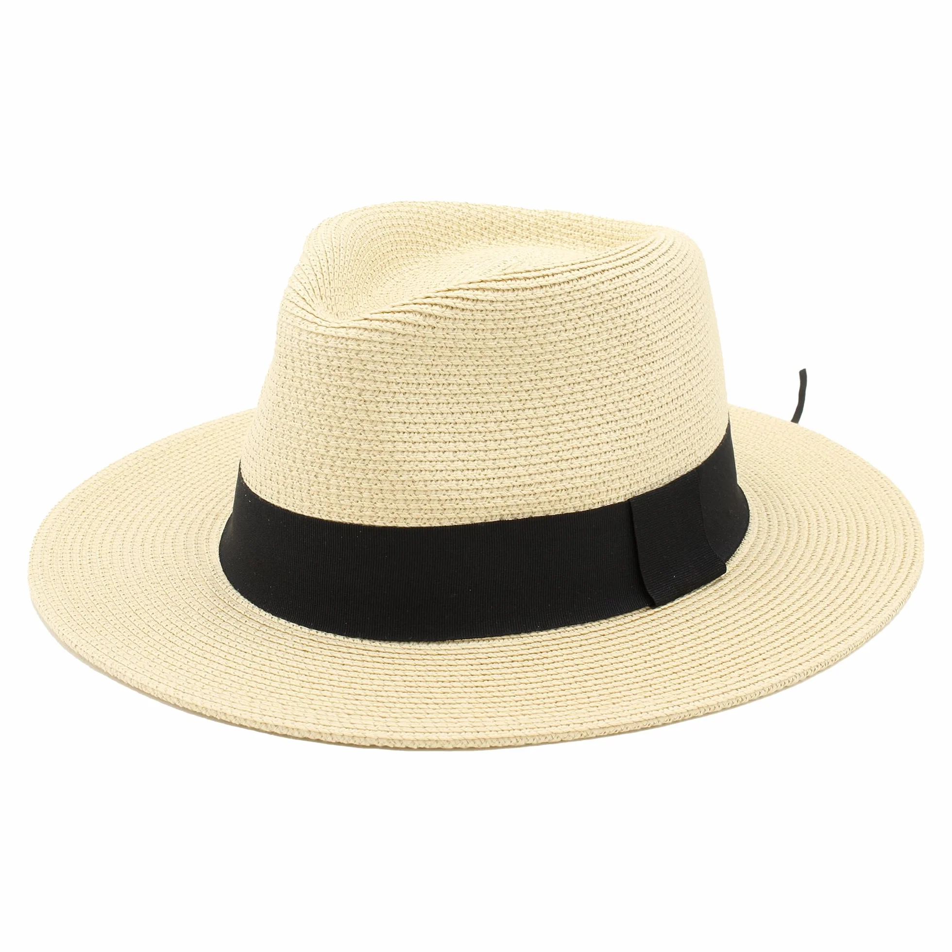 Sombrero Panamá de Paja UPF 50 Plegable Ala Ancha Unisex