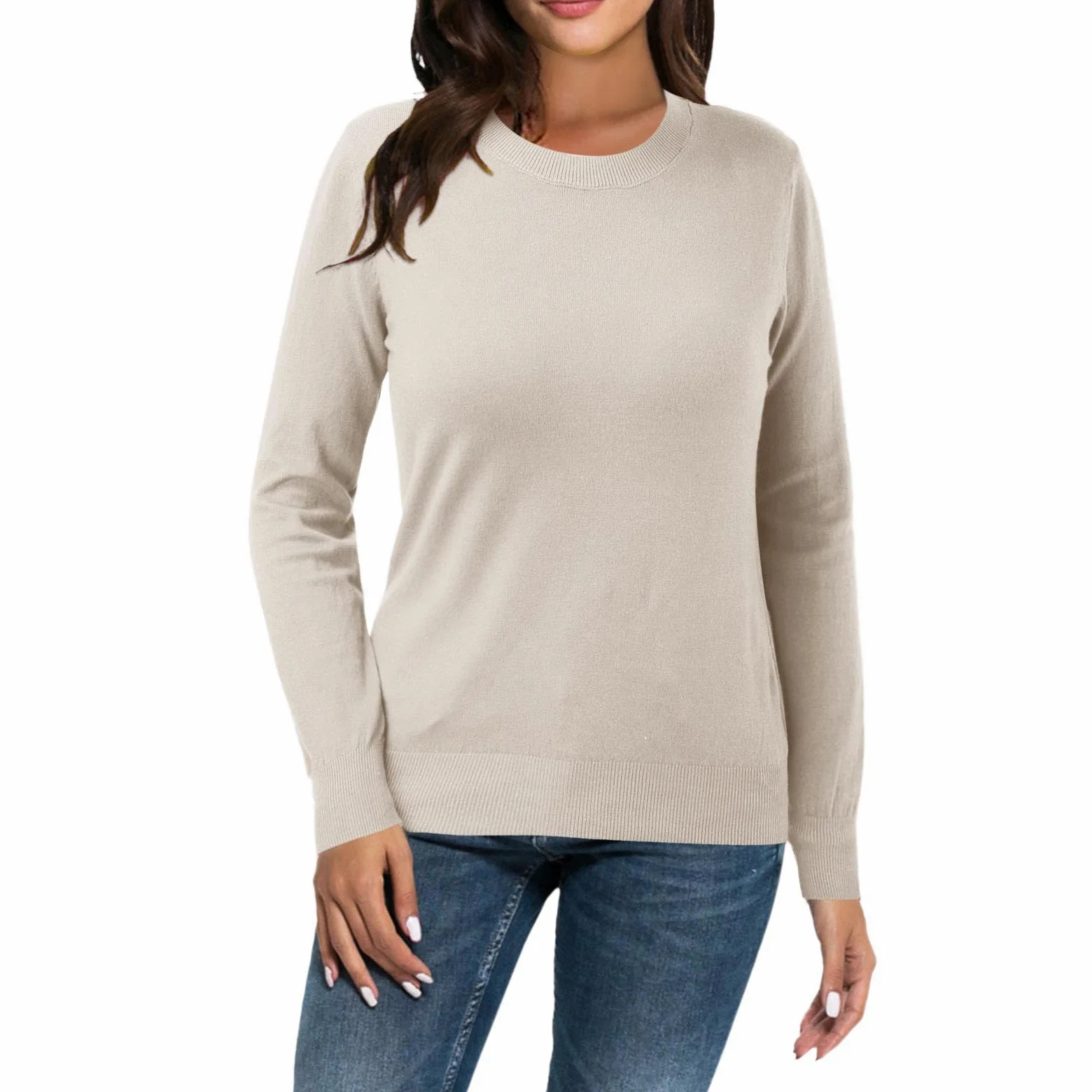 Camiseta térmica Interior Femenina de Manga Larga con Cuello para Invierno