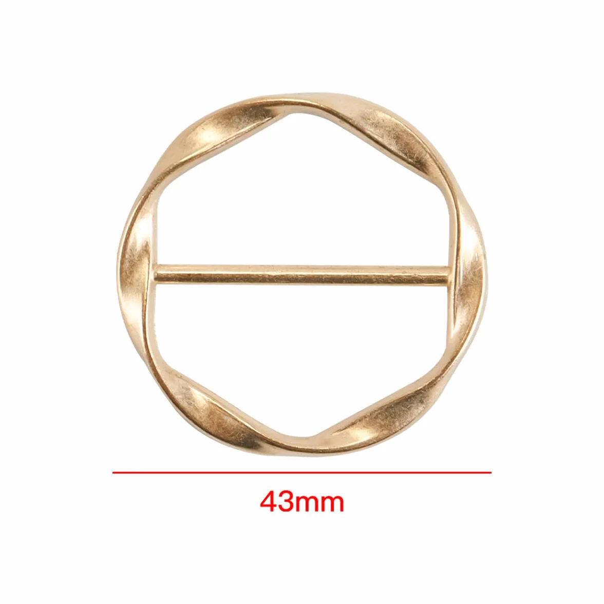 Alide Paquete de 6 hebillas de metal para cinturón de mujer, pinza para camiseta, hebilla, aro para pañuelo de seda, pinza para corbata con nudo en el dobladillo, hebillas y cierres para.