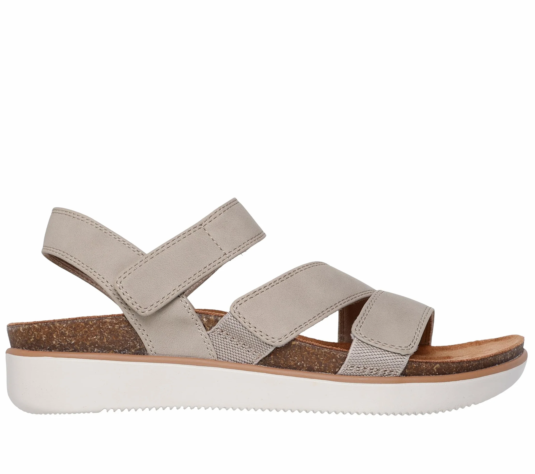 Skechers Sandalias elevadas cómodas para mujer