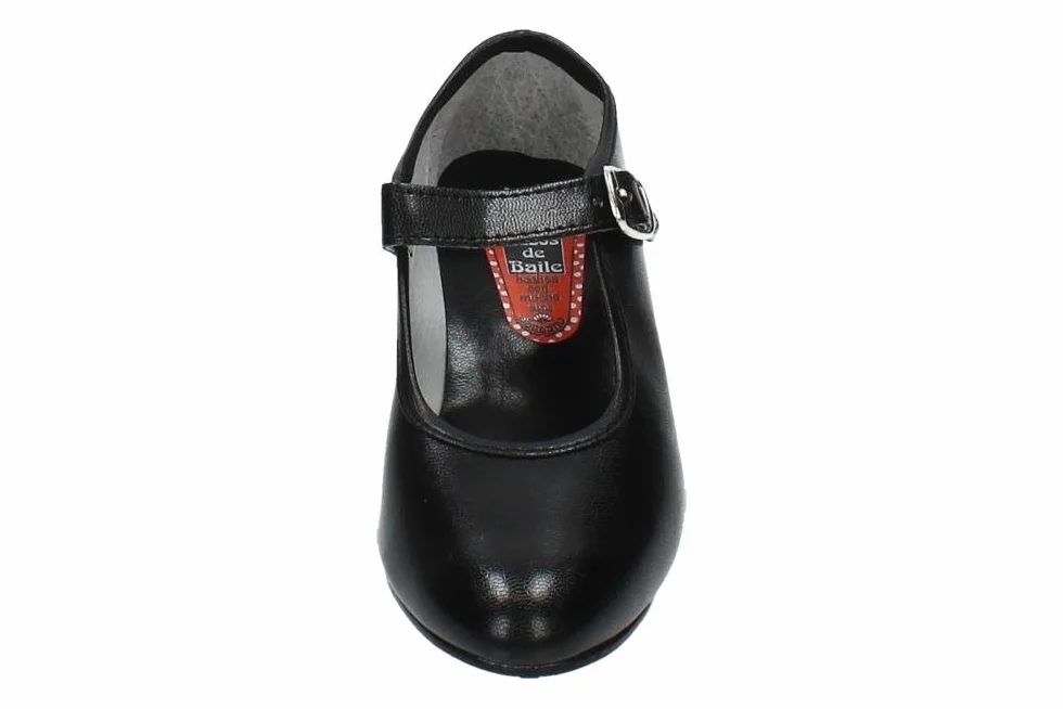 Zapato Sevillanas Niña TACÓN Negro 15
