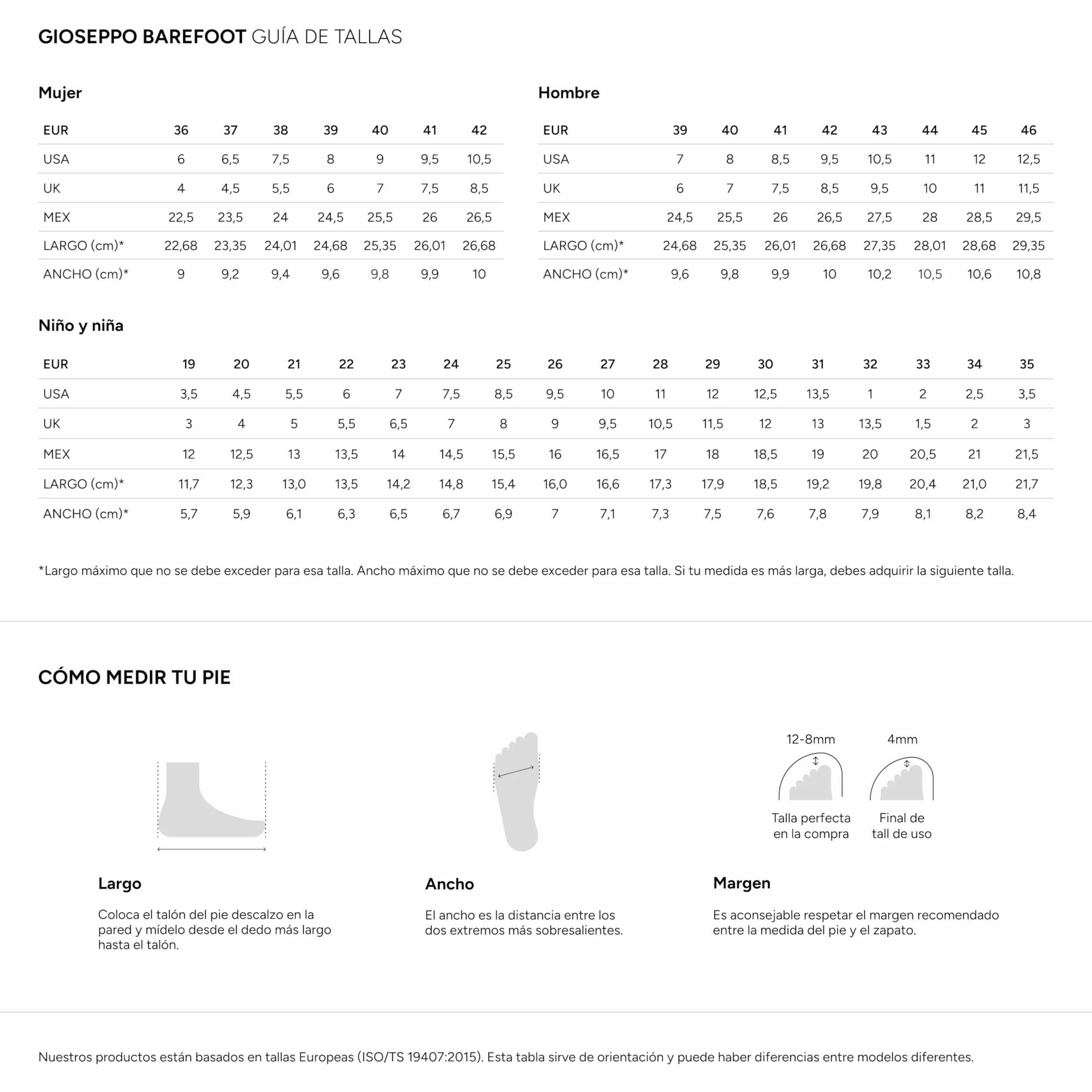 GIOSEPPO Barefoot - Botines Piel Serraje LEVOCA