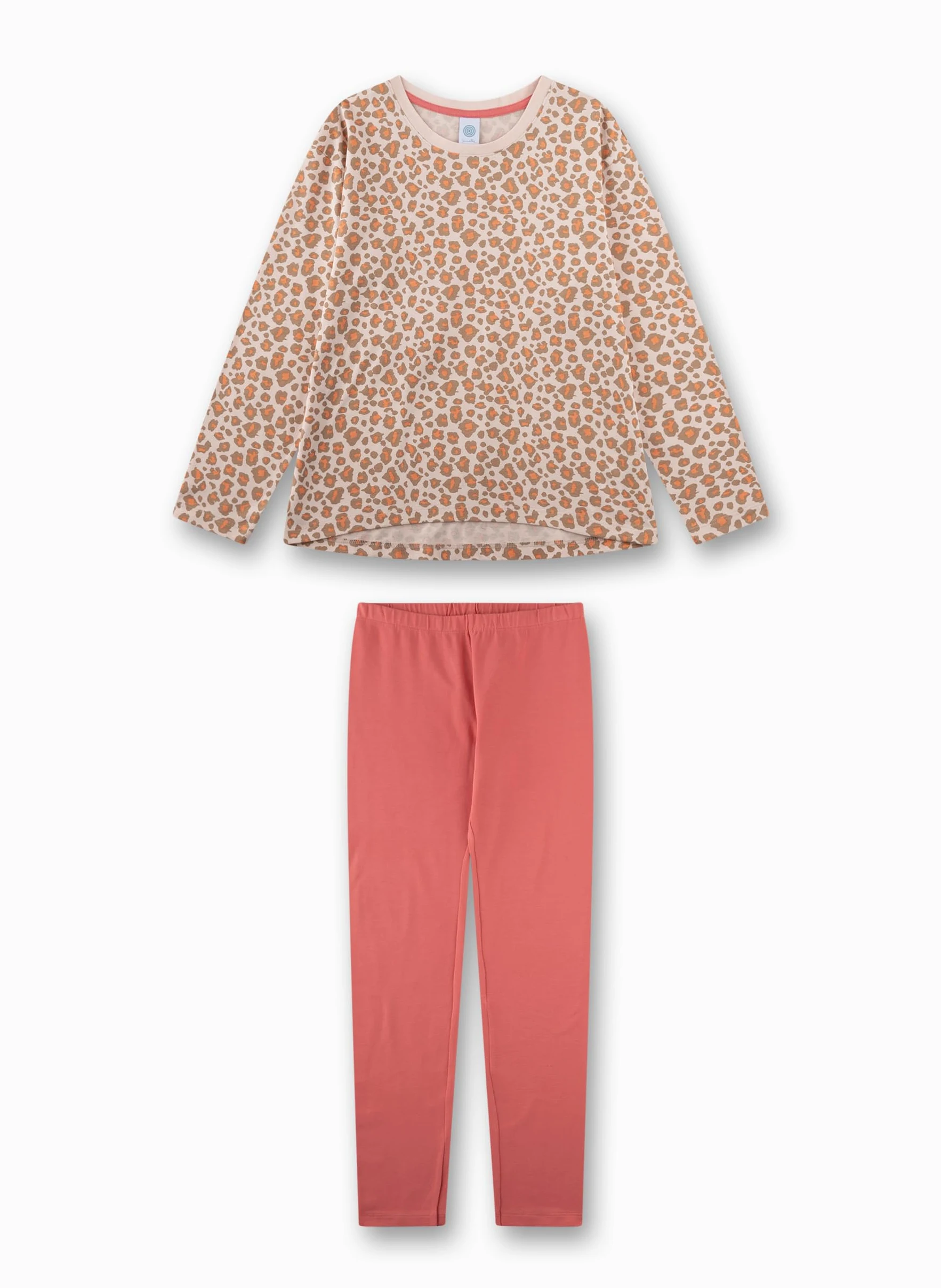 Sanetta 246060 Juego de Pijama, Color: Naranja, 176 para Niñas