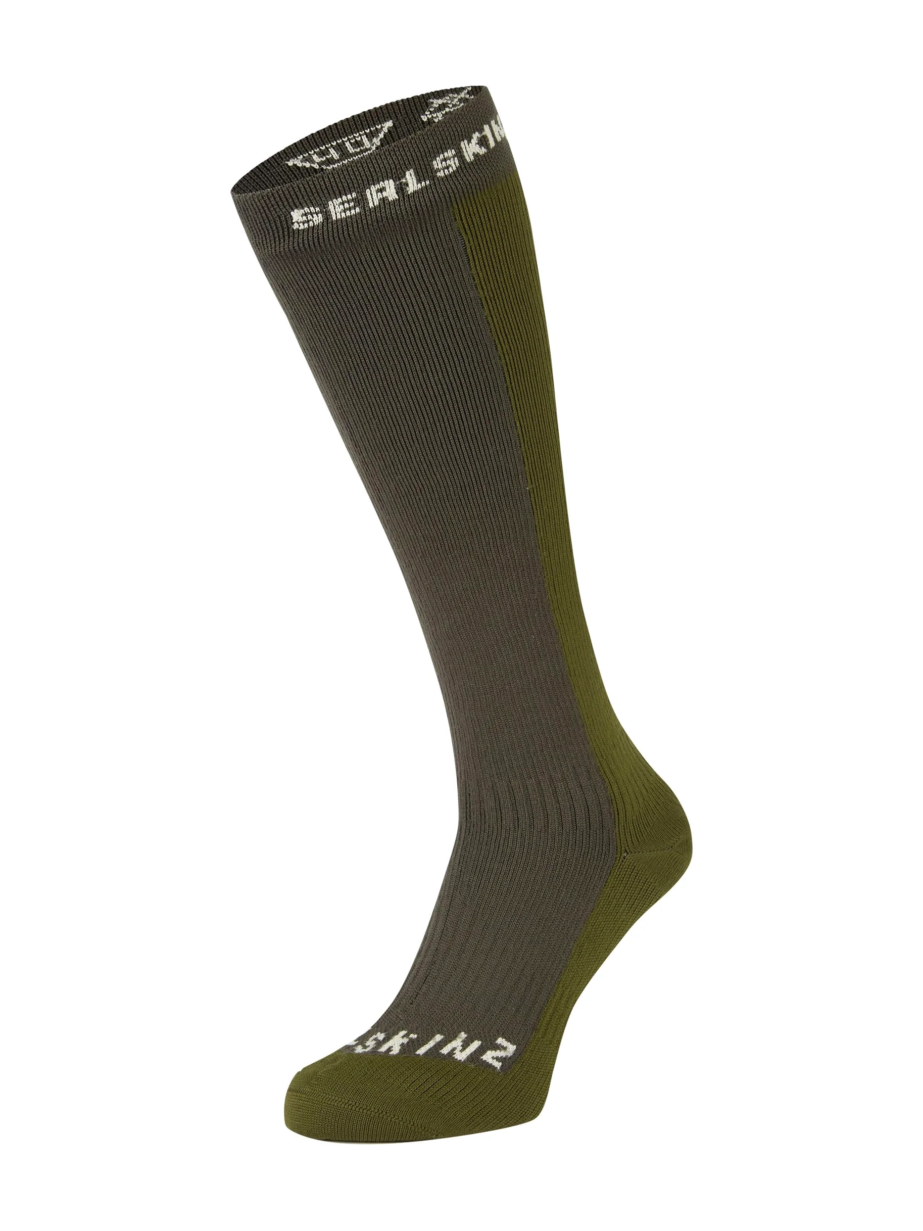 SEALSKINZ Waterproof Cold Weather Knee Length Sock Worstead - Calcetines impermeables hasta la rodilla para clima frío Unisex adulto (Pack de 1)