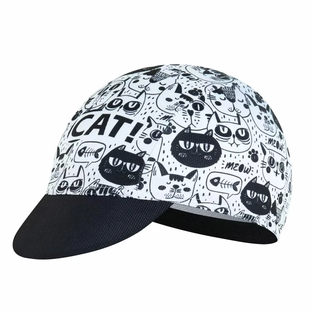 Gorra de ciclismo transpirable para hombre y mujer, sombrero debajo del casco de poliéster