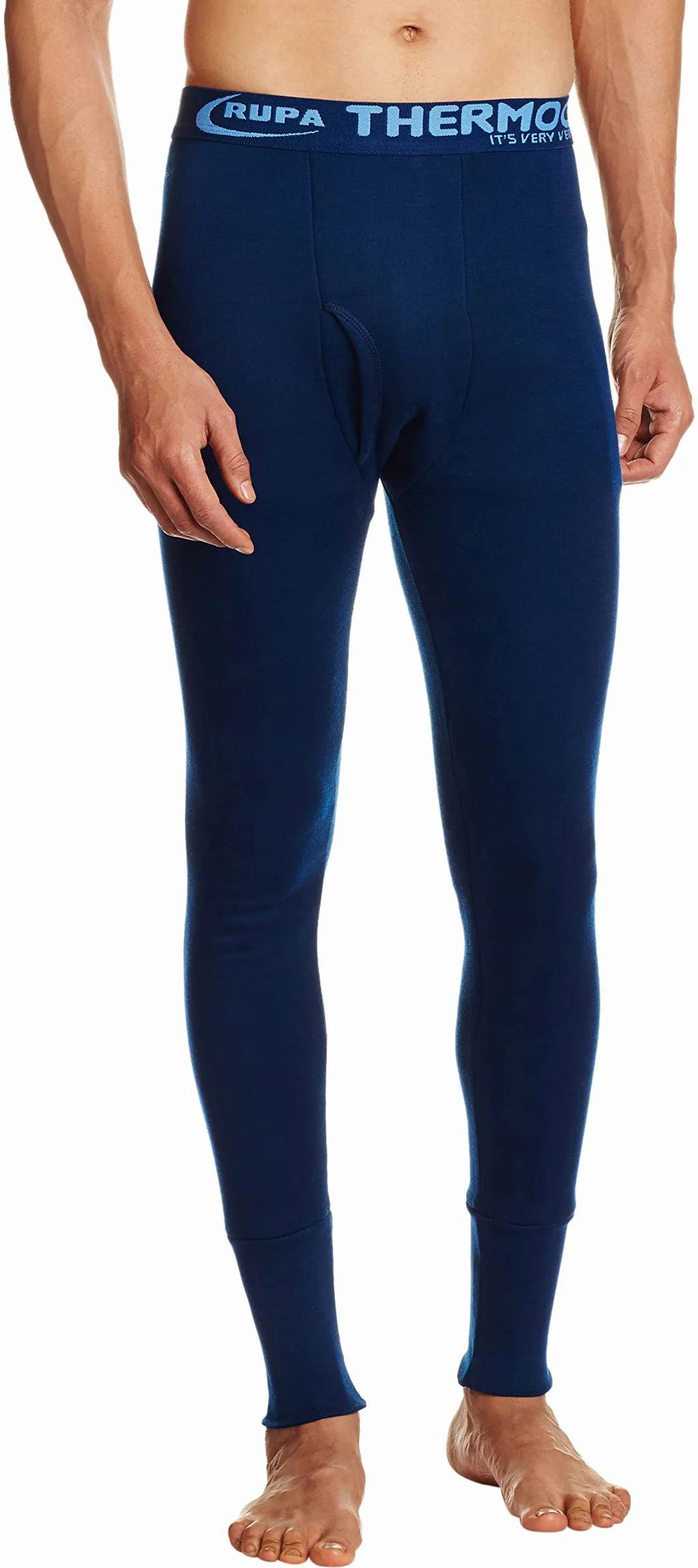 Thermocot - Conjunto de camiseta térmica y parte inferior para hombre, de mezcla de algodón, cuello redondo, ropa de invierno, parte superior e inferior para hombre, manga completa y ajuste ceñido