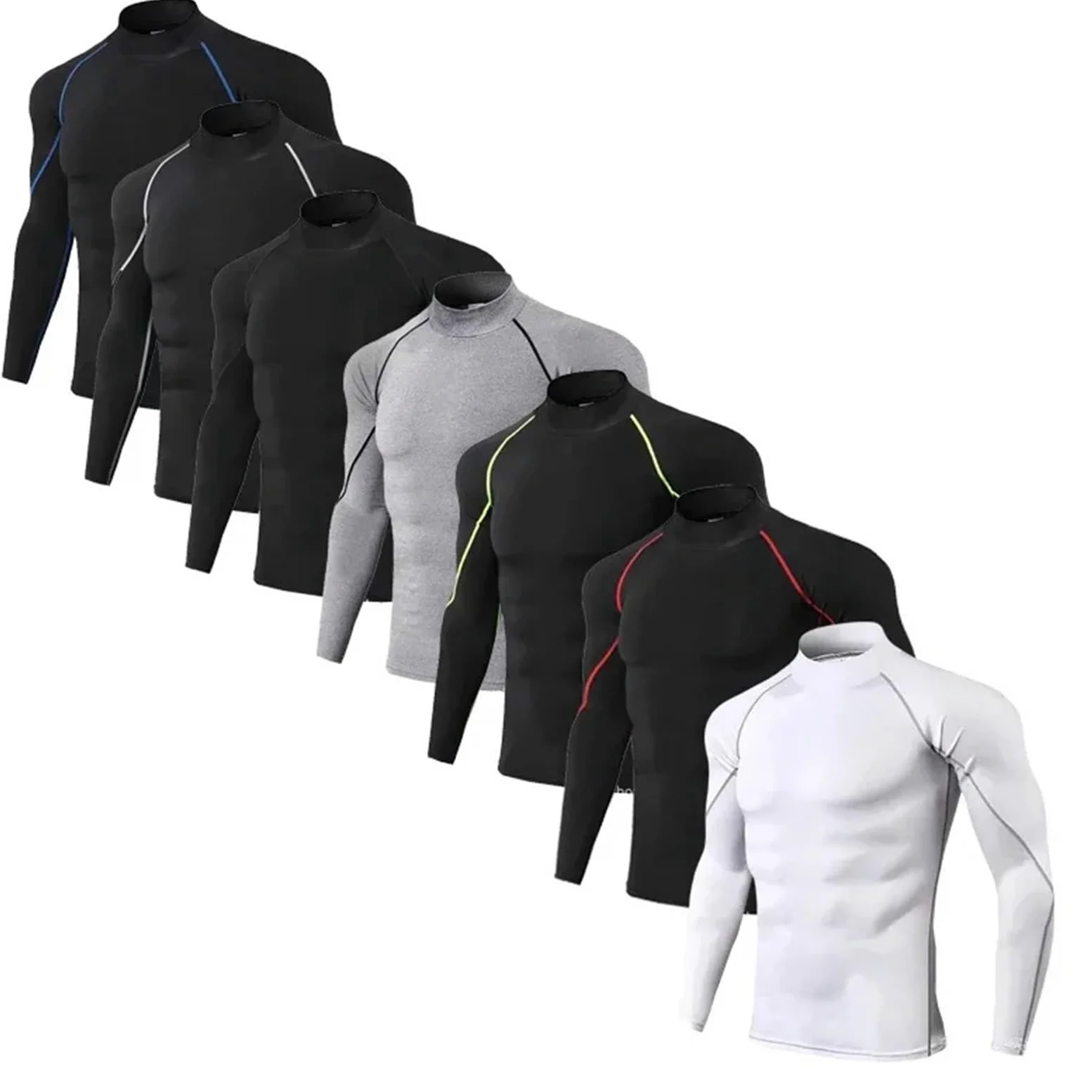 Camiseta Interior Ciclismo Camiseta térmica elástica for Hombre, Camisetas Interiores de compresión