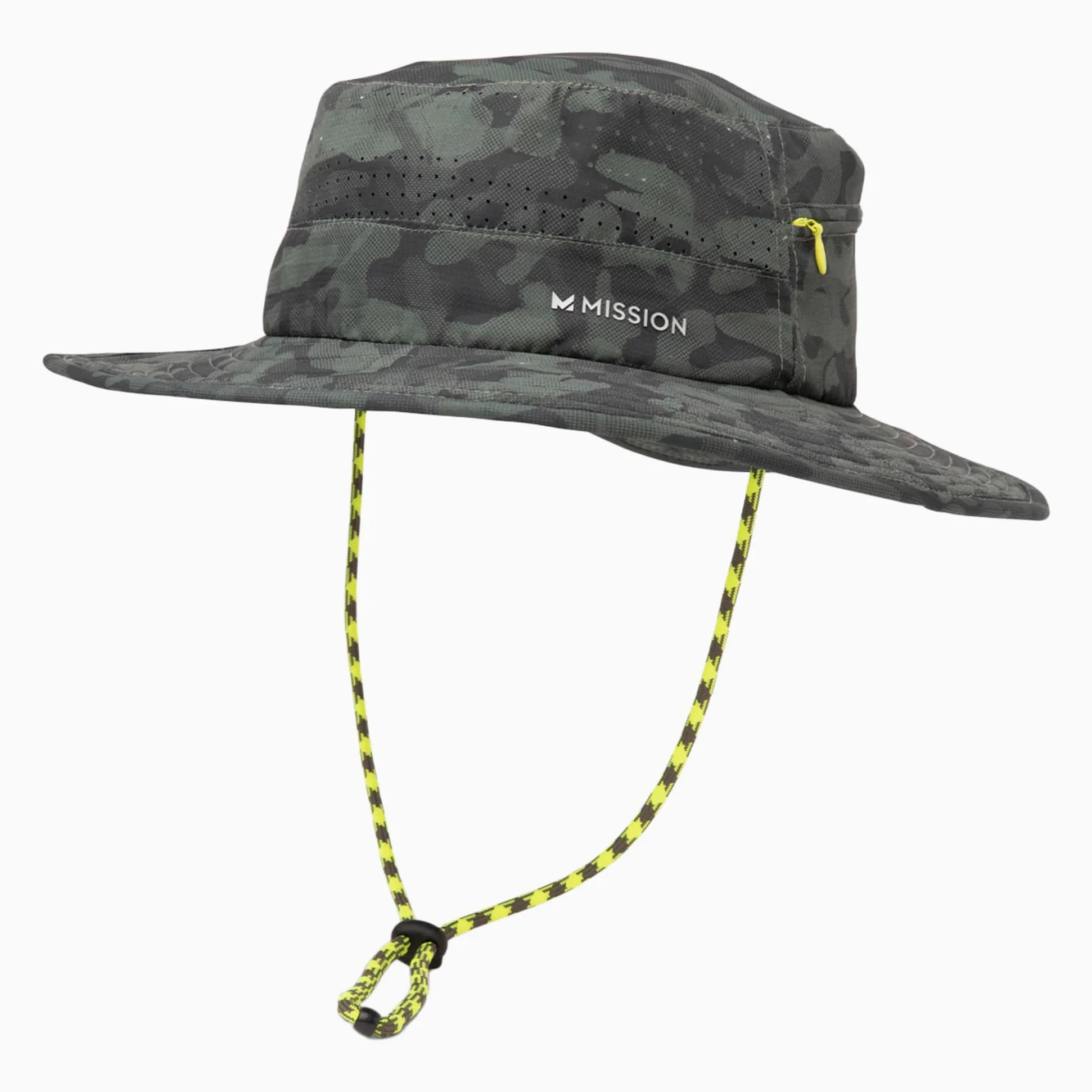 MISSION Gorro Boonie Cooling Anywhere – Sombrero unisex de ala ancha para hombres y mujeres – Enfría hasta 2 horas – Protección solar UPF 50