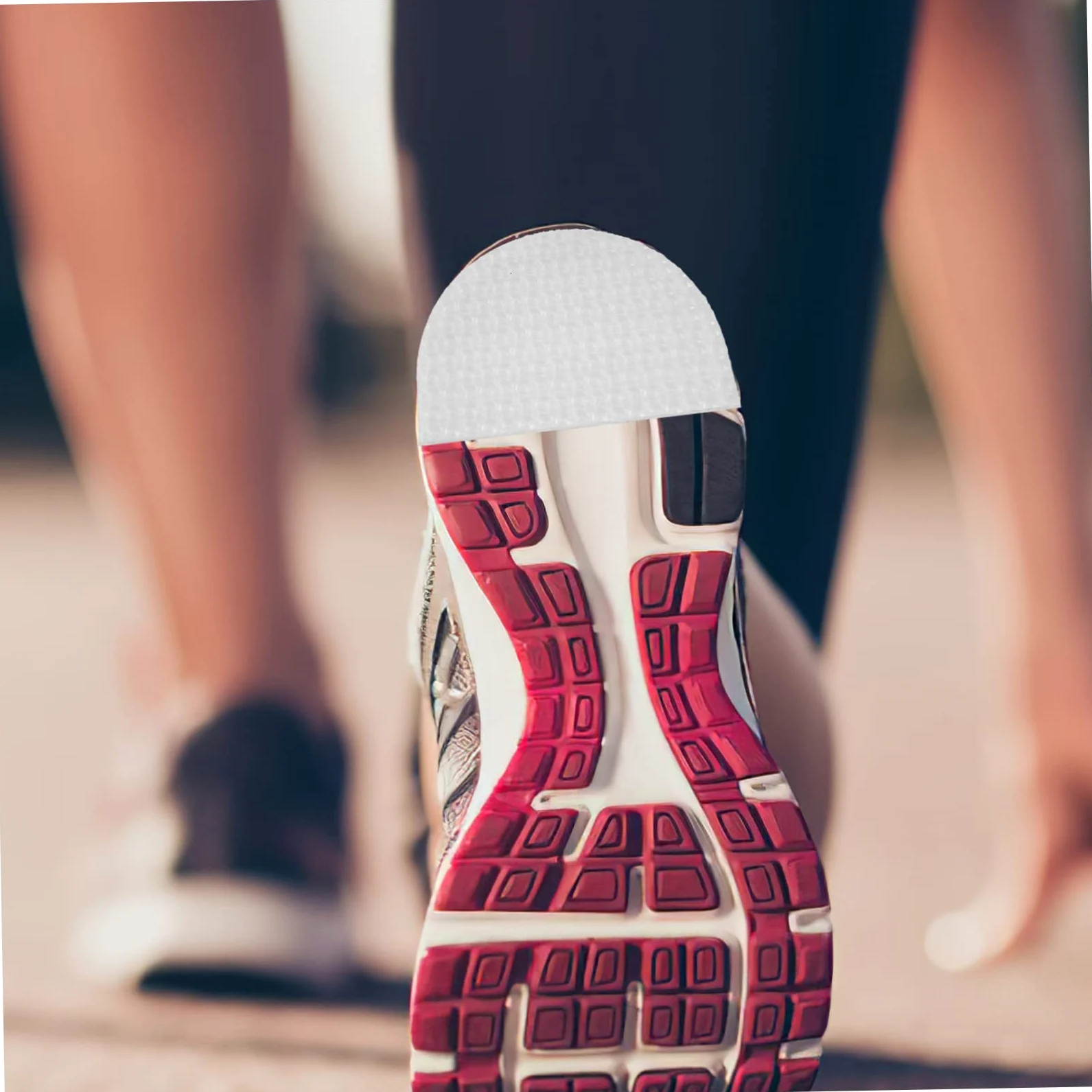 Cabilock 5pares Almohadillas Antideslizantes Para Zapatos De De Caucho Reducción De Ruido Auto-adhesivas Para Zapatillas y Zapatos De Transparente Cortables