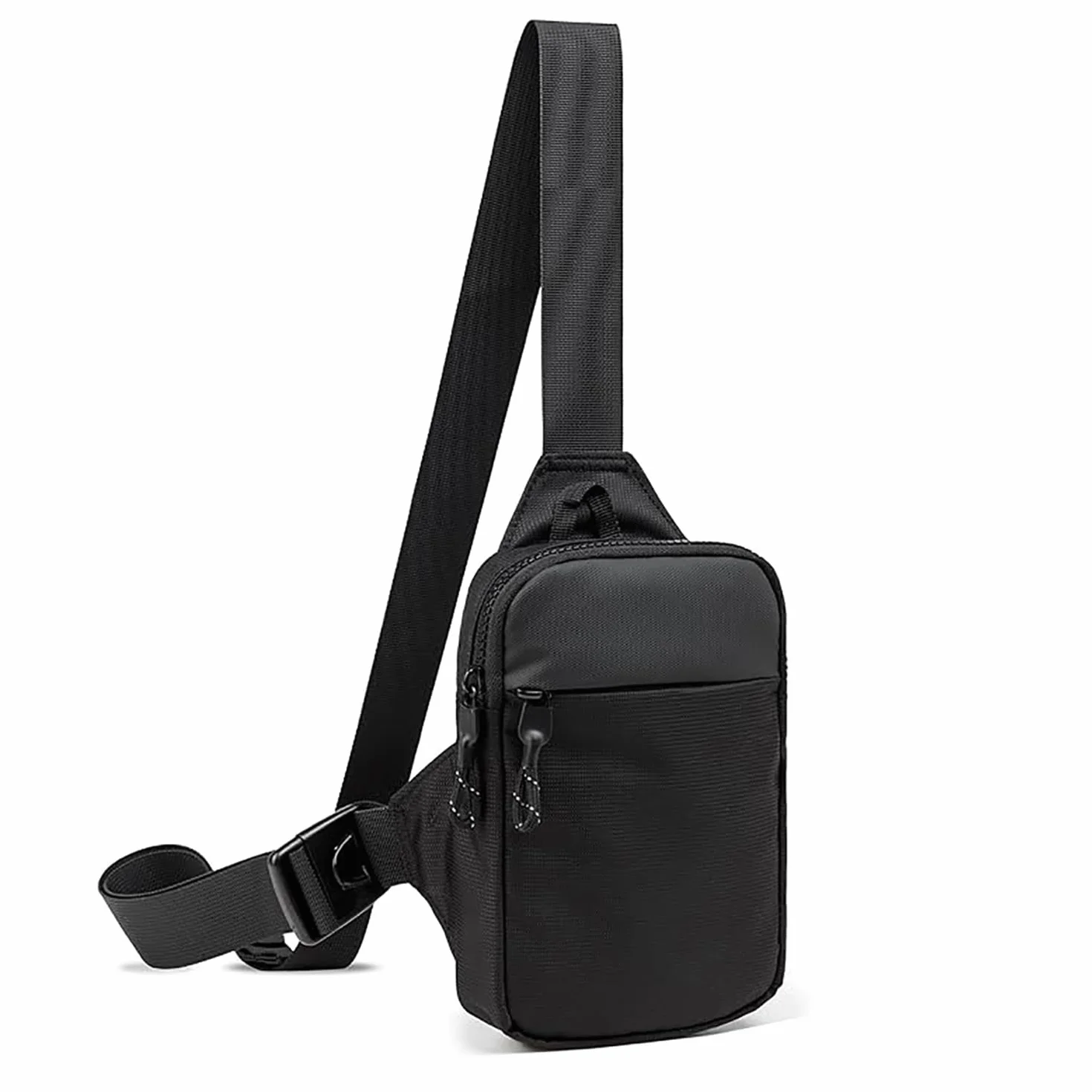 Bolsa Bandolera Hombre,Bolsa Pecho Hombre Pequeña,Mini Mochila Cruzada Hombro,Mini Impermeable Bolsa, Pecho Ligera Bandolera Mochila para Viajar,Correr,Ciclismo