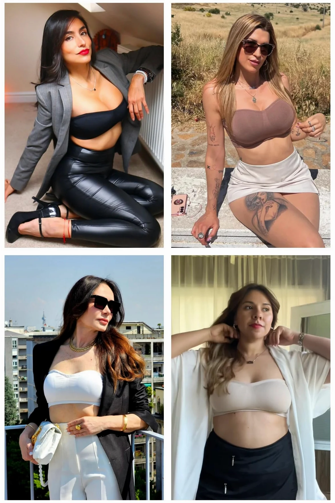 LEYSHE Sujetador sin Tirantes para Mujer, Sujetador Bandeau Acolchado, Top de Tubo sin Costuras, Top Bandeau Antideslizante
