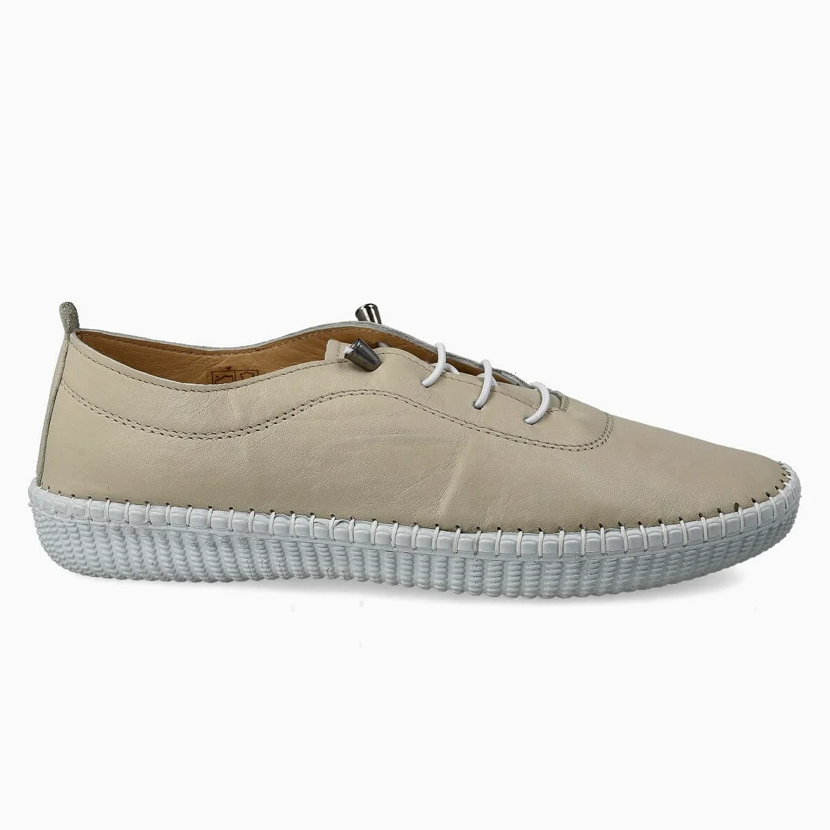 Zapatillas Deportivas Sneakers de Piel para Mujer. Flexibles y Cómodos. Zapatos Planos Casual. Cordones Elásticos. Gran Confort. Blanco, Negro, Cuero, Azul Marino, Celeste, Kaki, Rojo, Beige