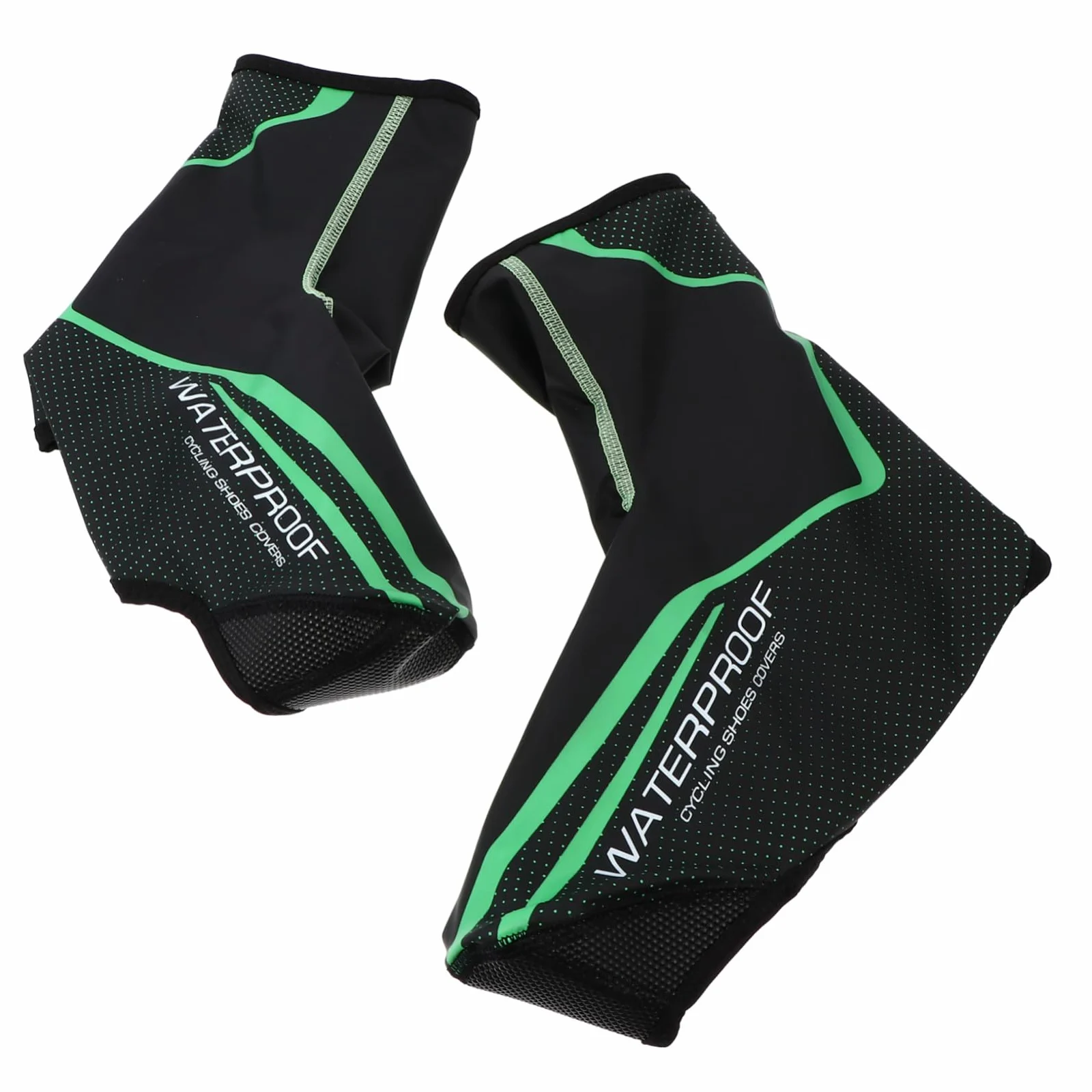 Cubrezapatos Ciclismo Unisex Impermeables y Cortaviento Cubrebotas Térmicos de PU para Invierno Resistentes y Elásticos Compatibles con Trajes de Ciclismo