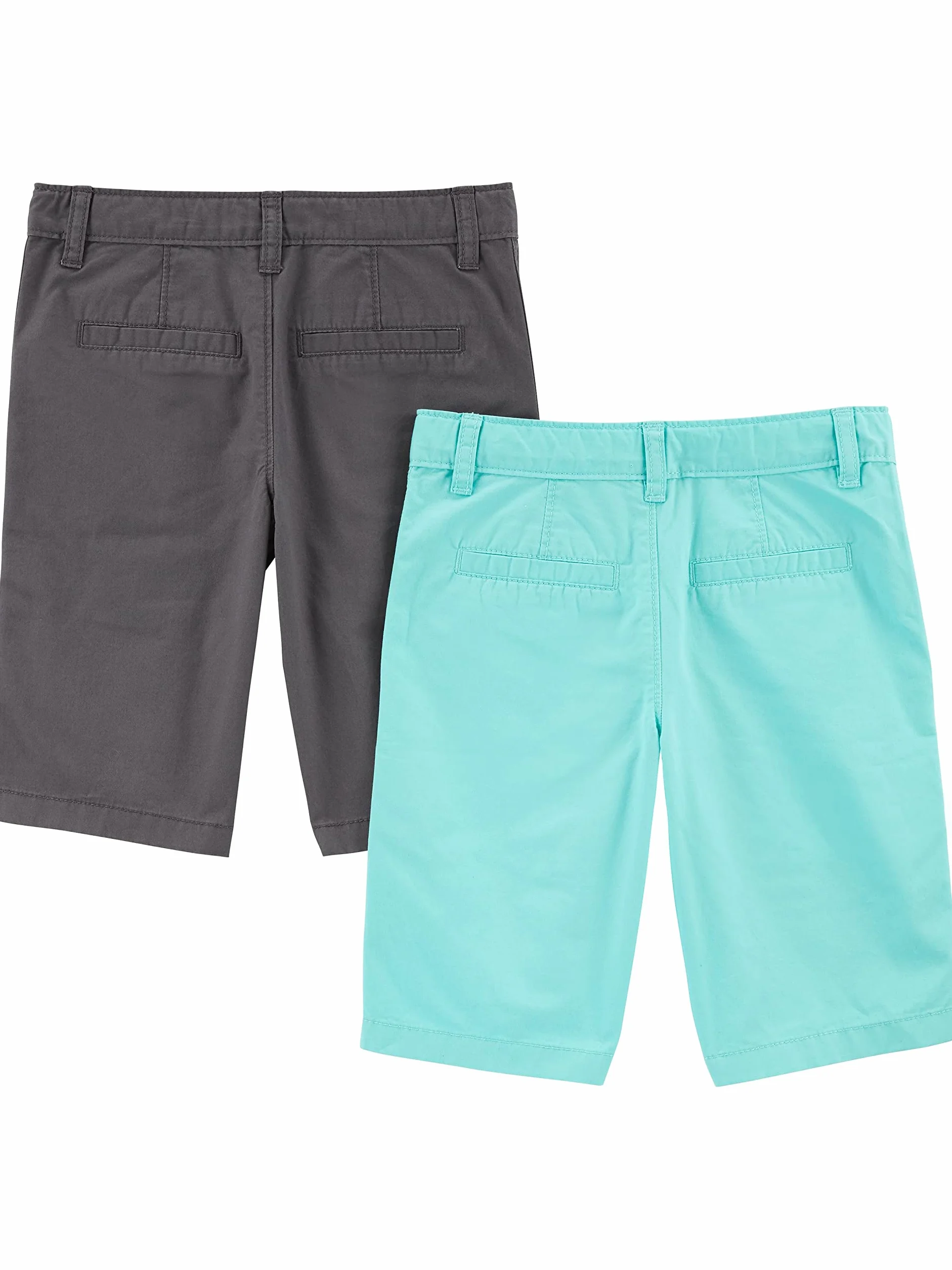 Simple Joys by Carter's Flat Front Shorts, Pack of 2 - Pantalones Cortos Niños