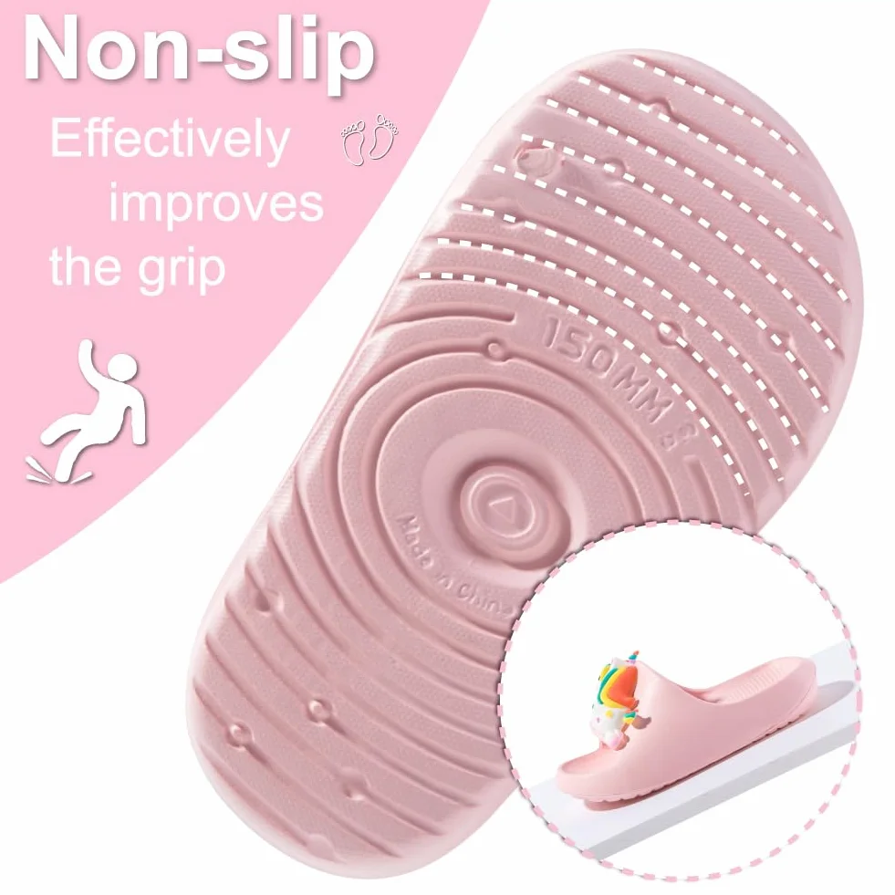 Chanclas de Playa Niña Niño Zapatos de Piscina Sandalias Ligero Antideslizante Pantuflas de Baño Ducha Unisex-niños