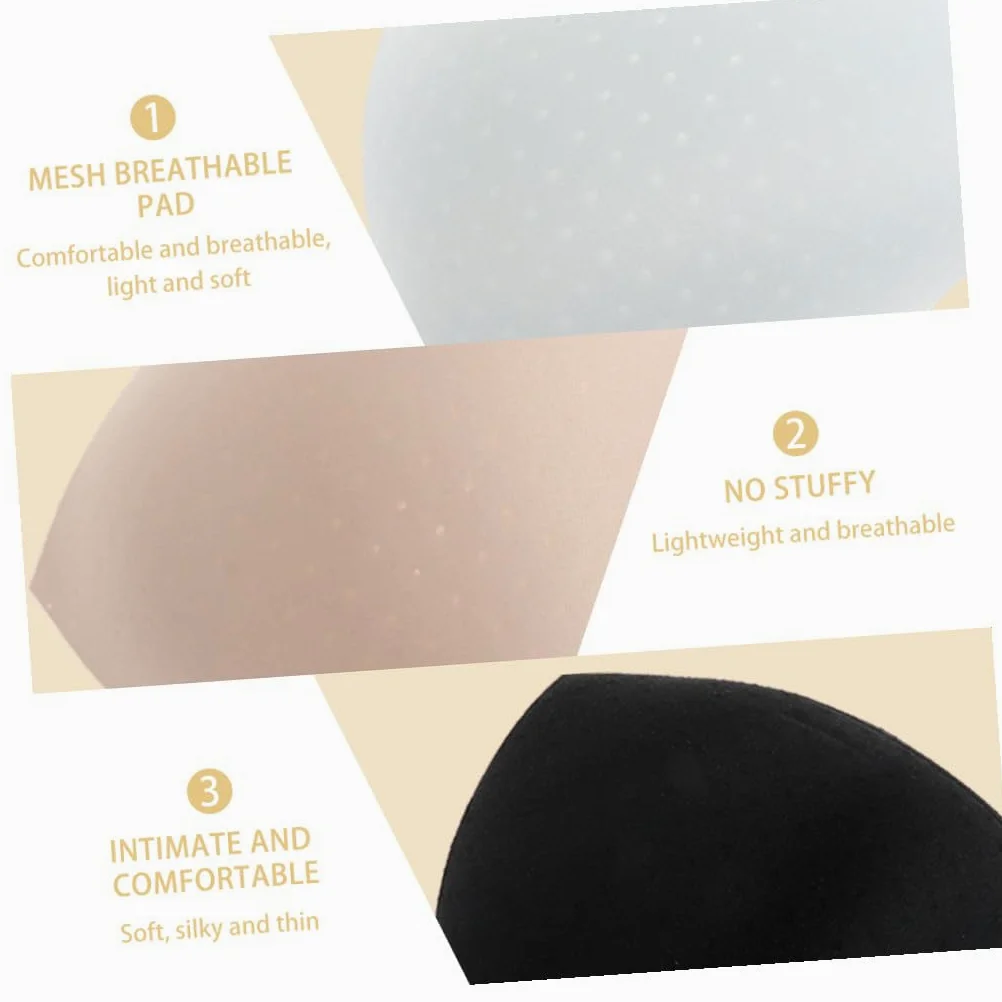 GALPADA Inserciones De Sujetador Bikini Sin Tirantes Almohadillas Para Orejas De Bikini Almohadillas De Traje De Baño Insertos Triángulo Relleno De Sujetador