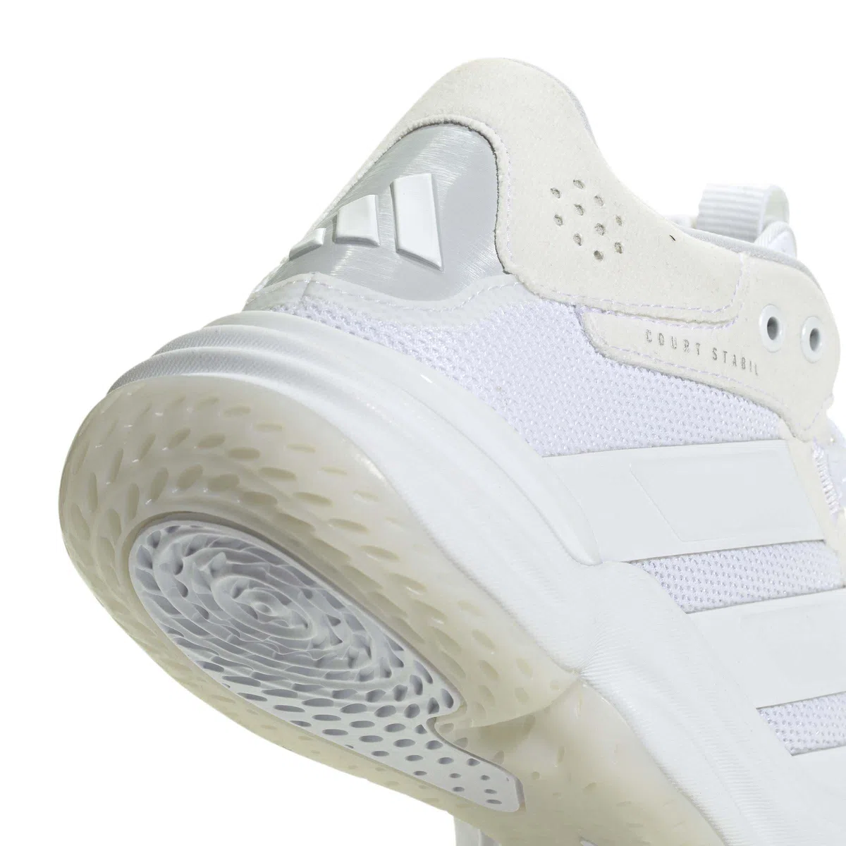 adidas Mujer Courtstabil Indoor Shoes, FTWR White/FTWR White/FTWR White, 48 2/3 EU