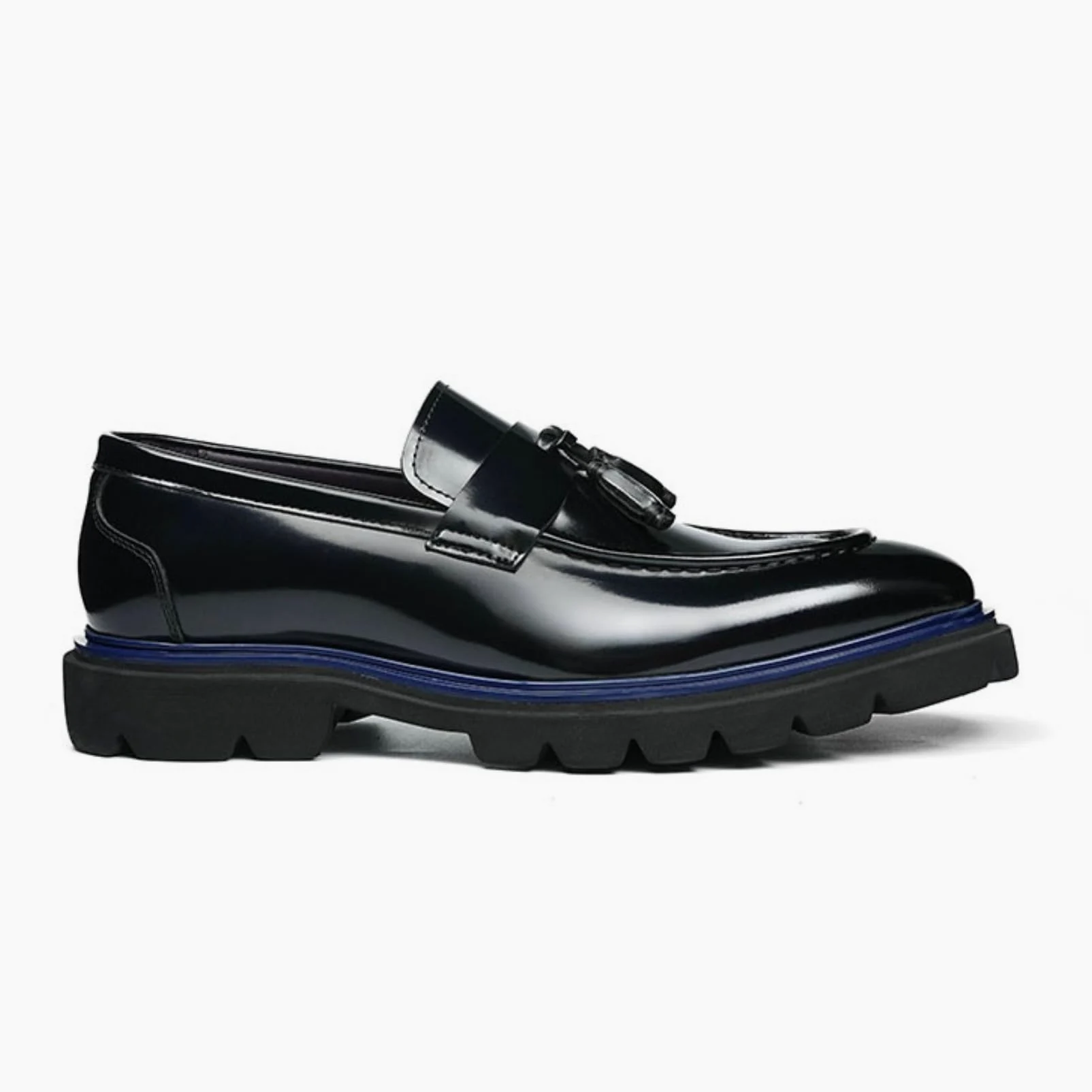 Genérico Mocasines Hombre con Borlas Elegantes Mocasines Hombre Business Casual Zapatos Elegantes Hombre Suela Gruesa Premium para Oficina Viajes Y Eventos