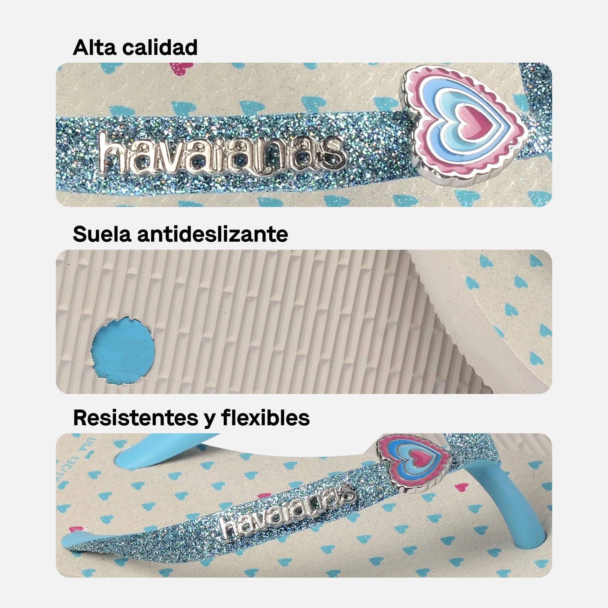 Havaianas Kids Slim Glitter II Niñas Chanclas