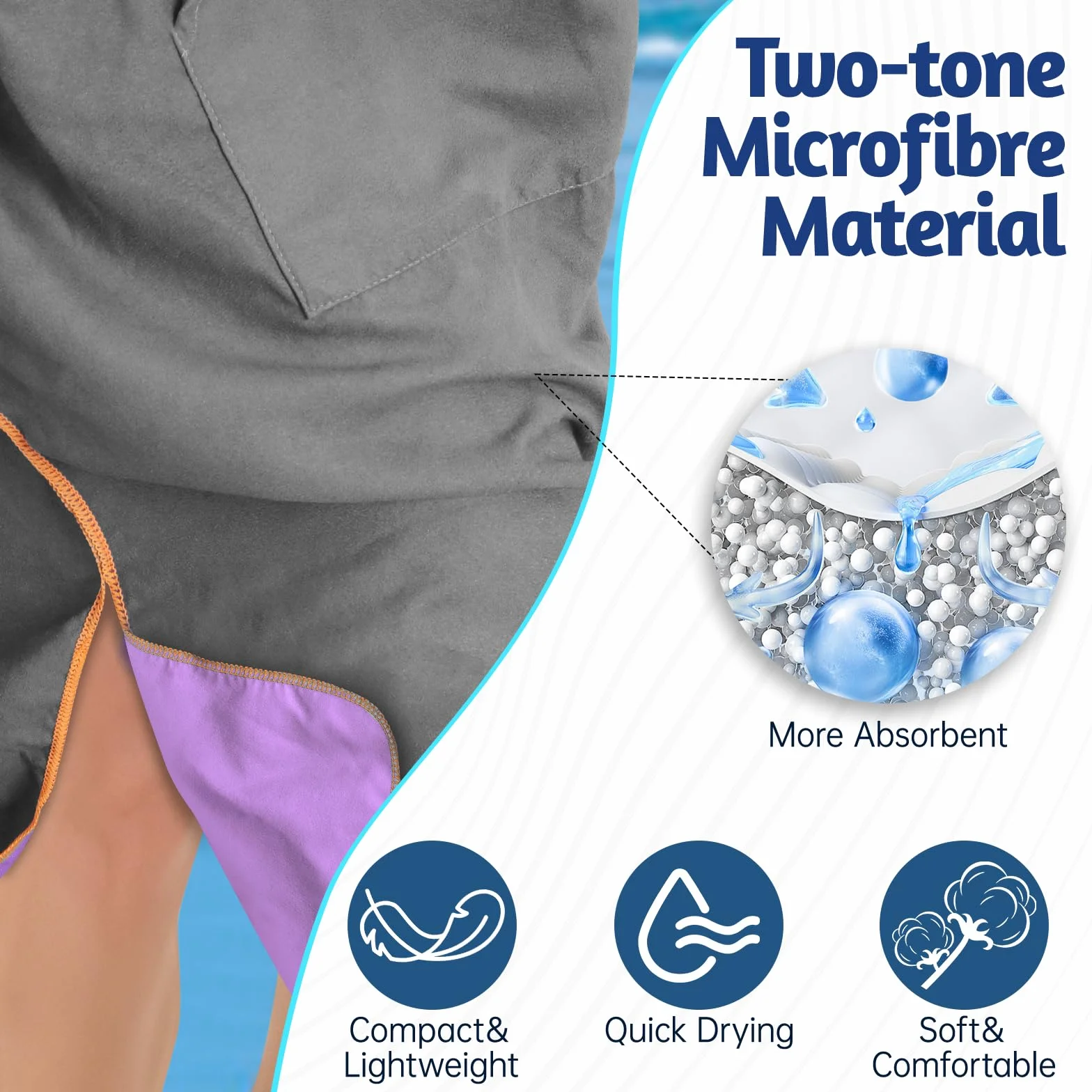 Poncho de natación para Hombre y Mujer
