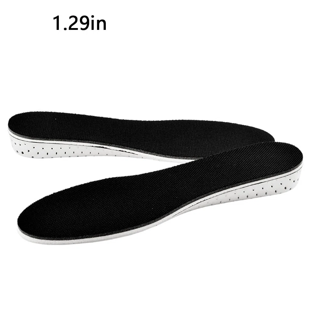 Juego de 10 pares de plantillas de elevación portátiles de repuesto para invierno y otoño, transpirables, absorbentes de sudor, accesorios de elevación de zapatos, completo de 1.3 pulgadas
