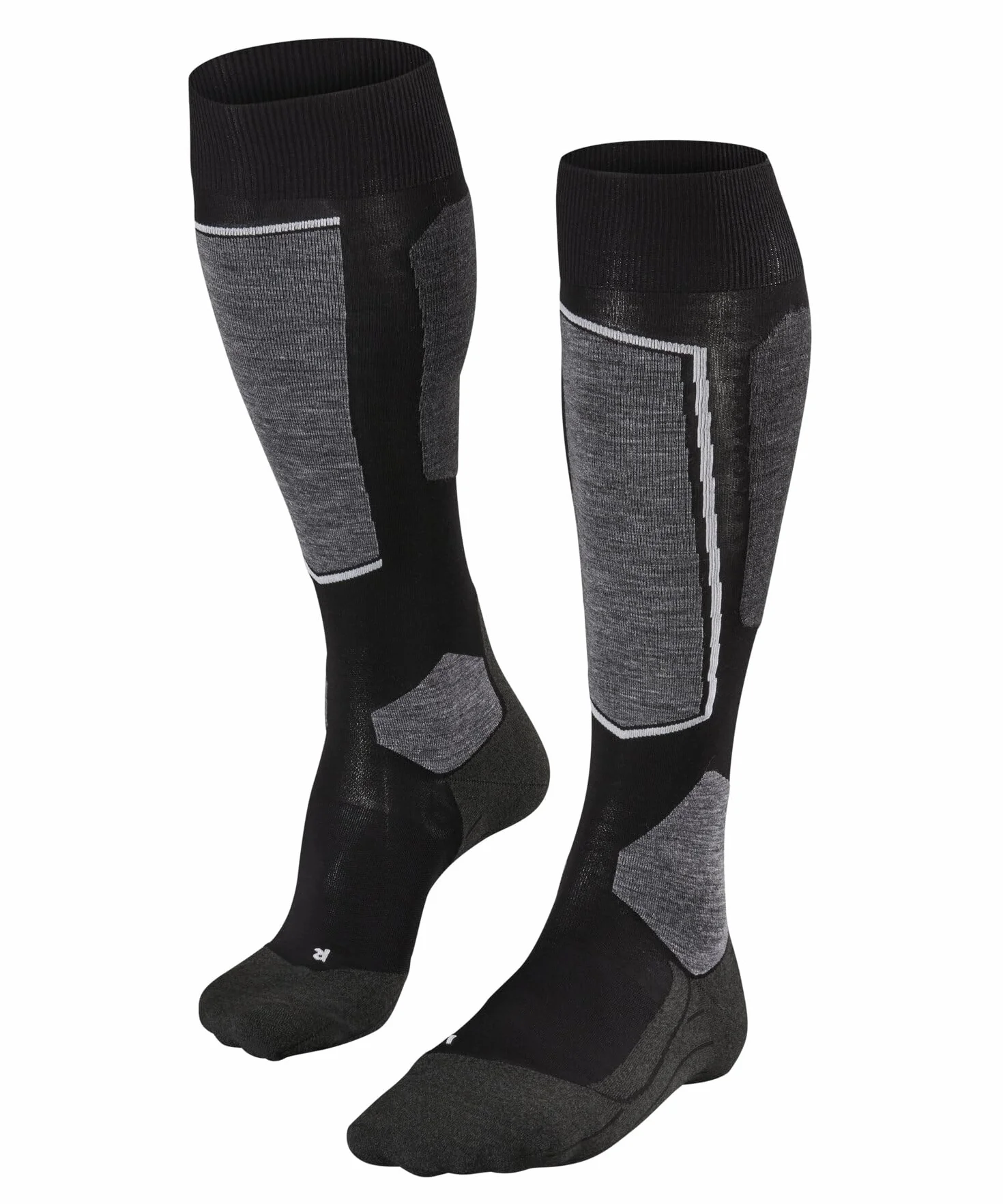 FALKE Sk6 Pro M Kh Lana Hilo Funcional Finos Cálidos Calcetines de esquí Hombre (Pack de 1)
